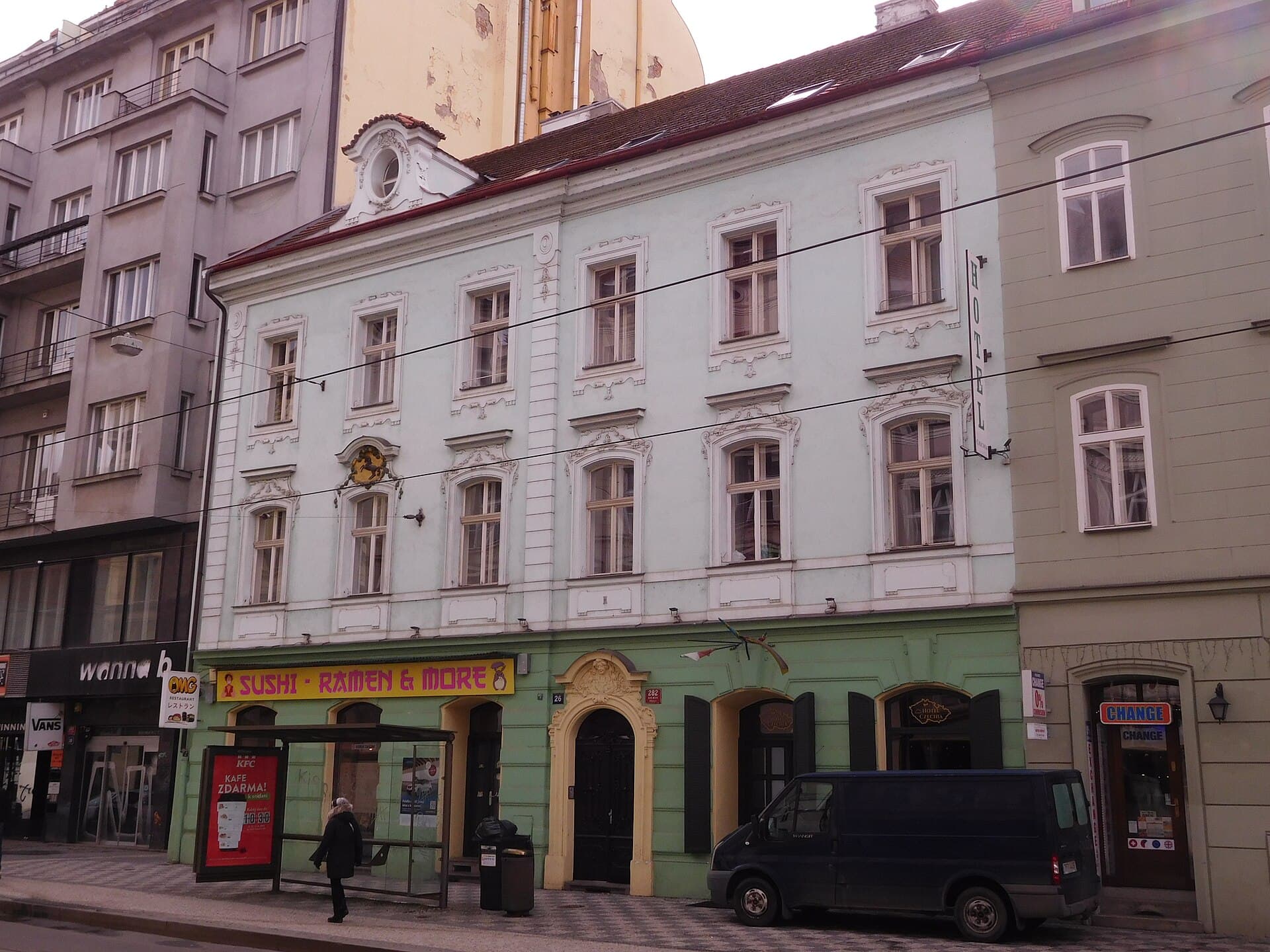 Hotel Czechia (via Wikimedia Commons, CC BY-SA 4.0)