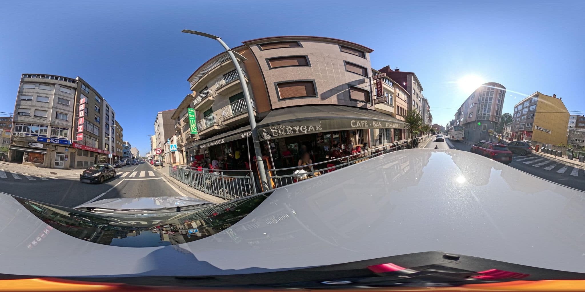Street view near Arzúa Centro, Arzúa — © yannakis (CC BY-SA · Mapillary)