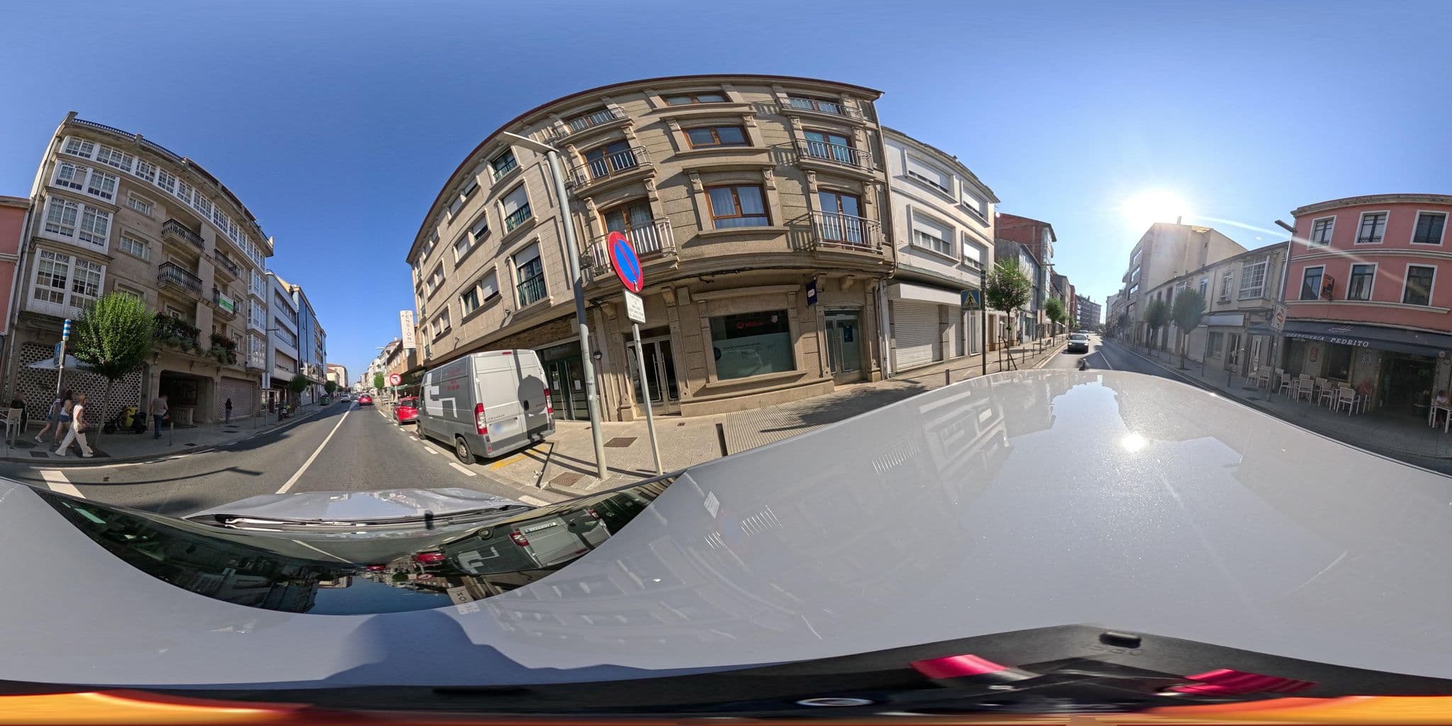 Street view near Hostal Teodora, Arzúa — © yannakis (CC BY-SA · Mapillary)