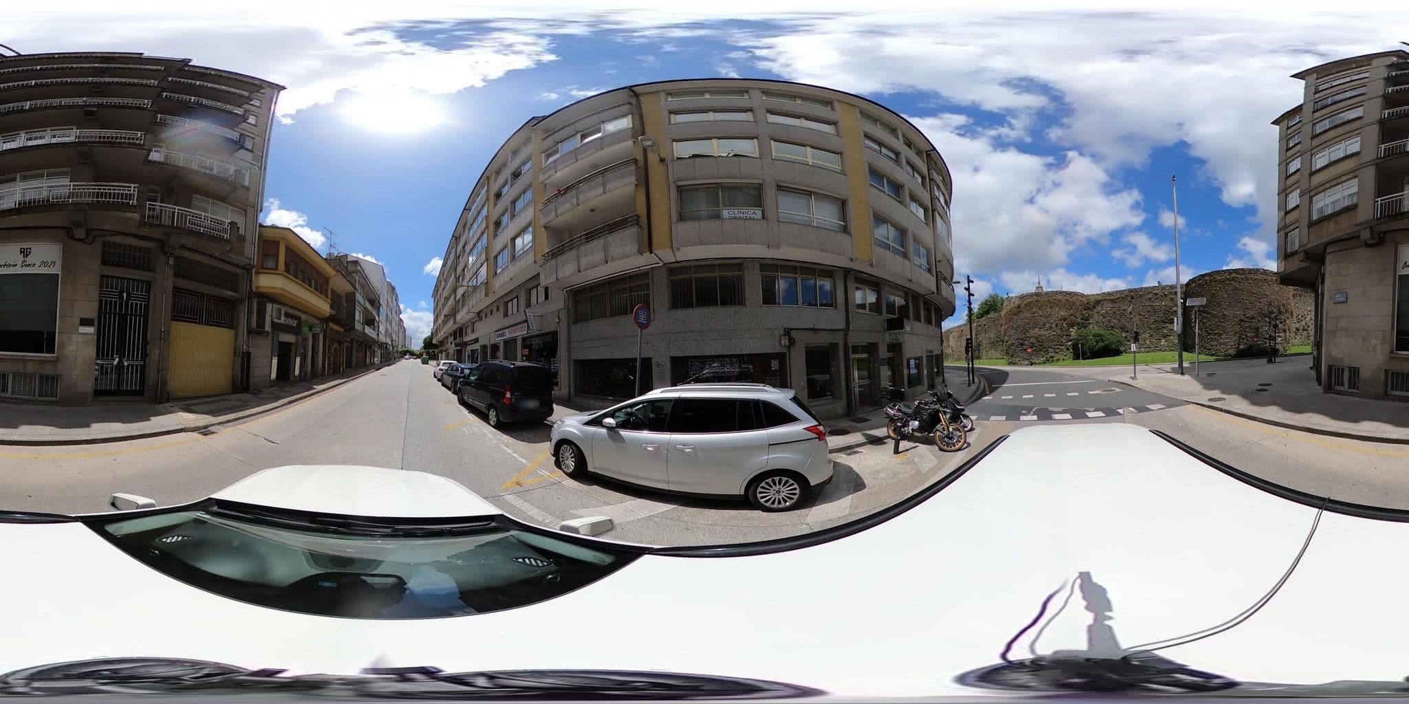 Street view near Hotel Residencia Espańa, Lugo — © sanjorgepinho (CC BY-SA · Mapillary)
