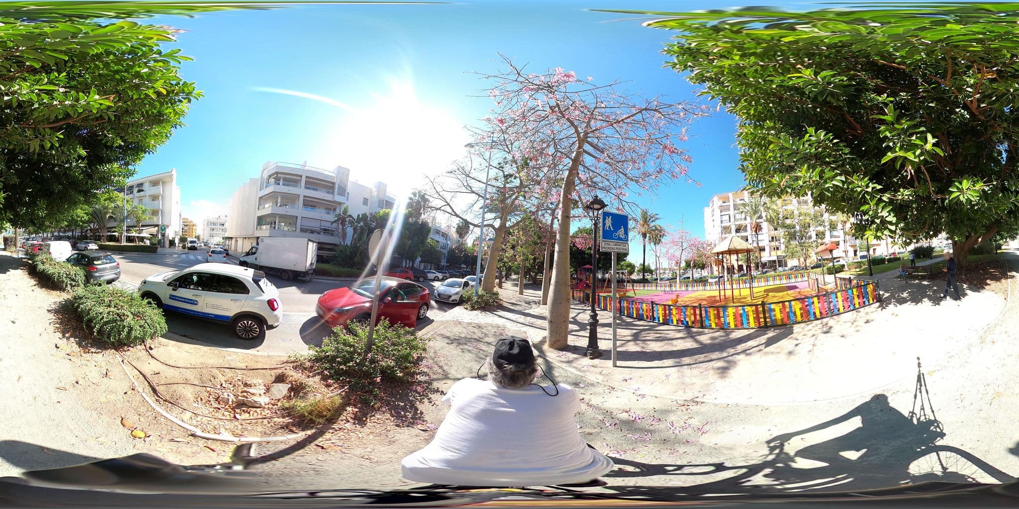 Street view near Los Arqueros Beach Marbella, San Pedro Alcántara — © bonhdg (CC BY-SA · Mapillary)