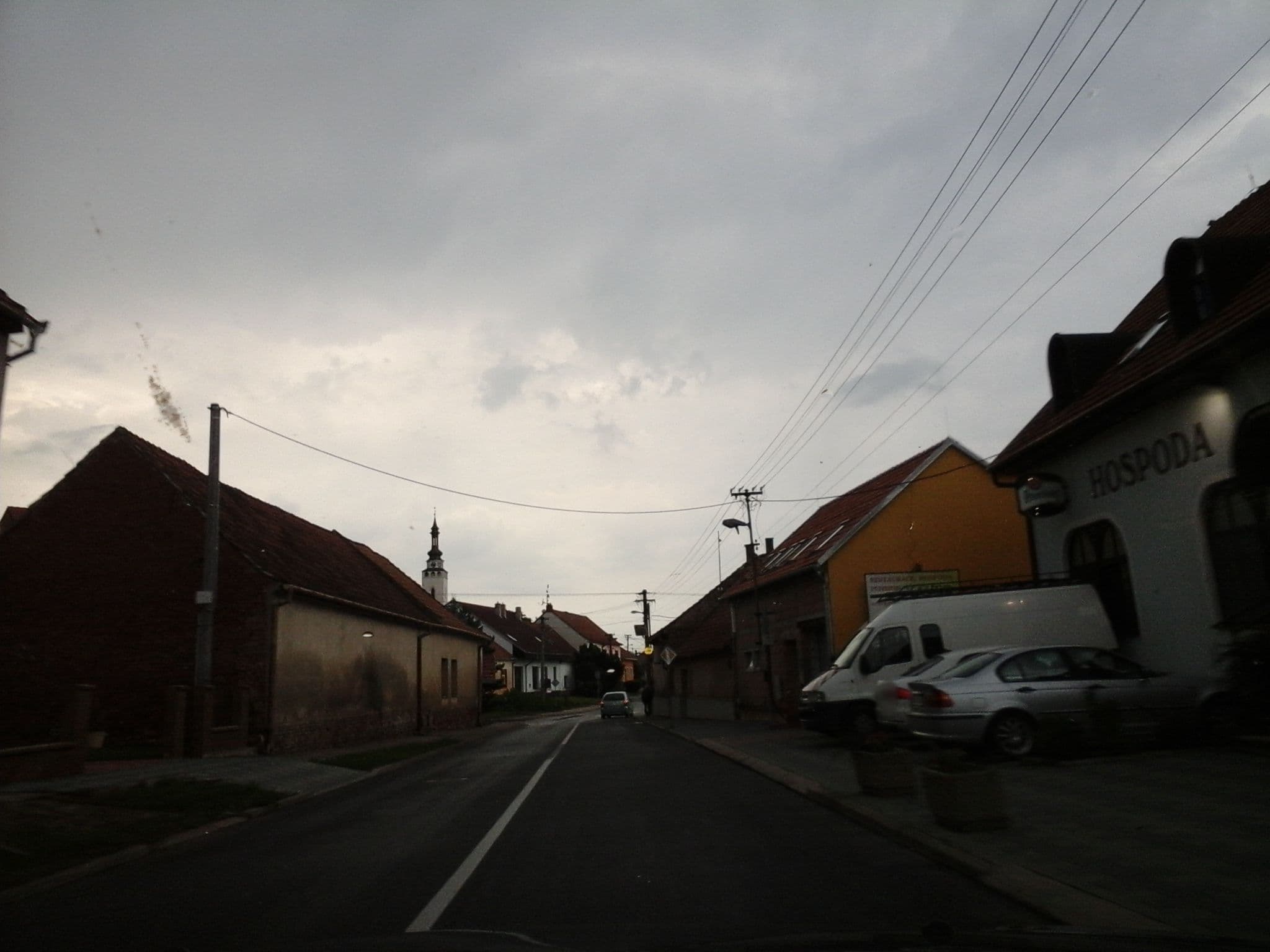 Street view near Restaurace Pension Xaver, Blučina — © czadzik (CC BY-SA · Mapillary)