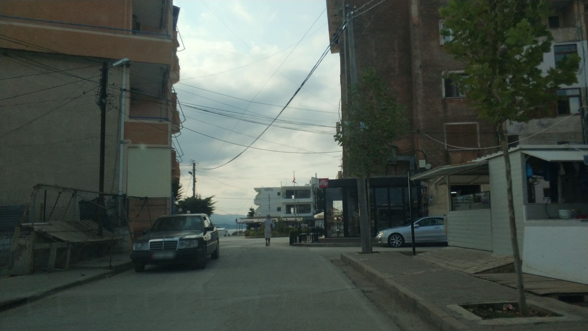 Street view near Hotel Biraci, Ksamil — © freddouhelk (CC BY-SA · Mapillary)