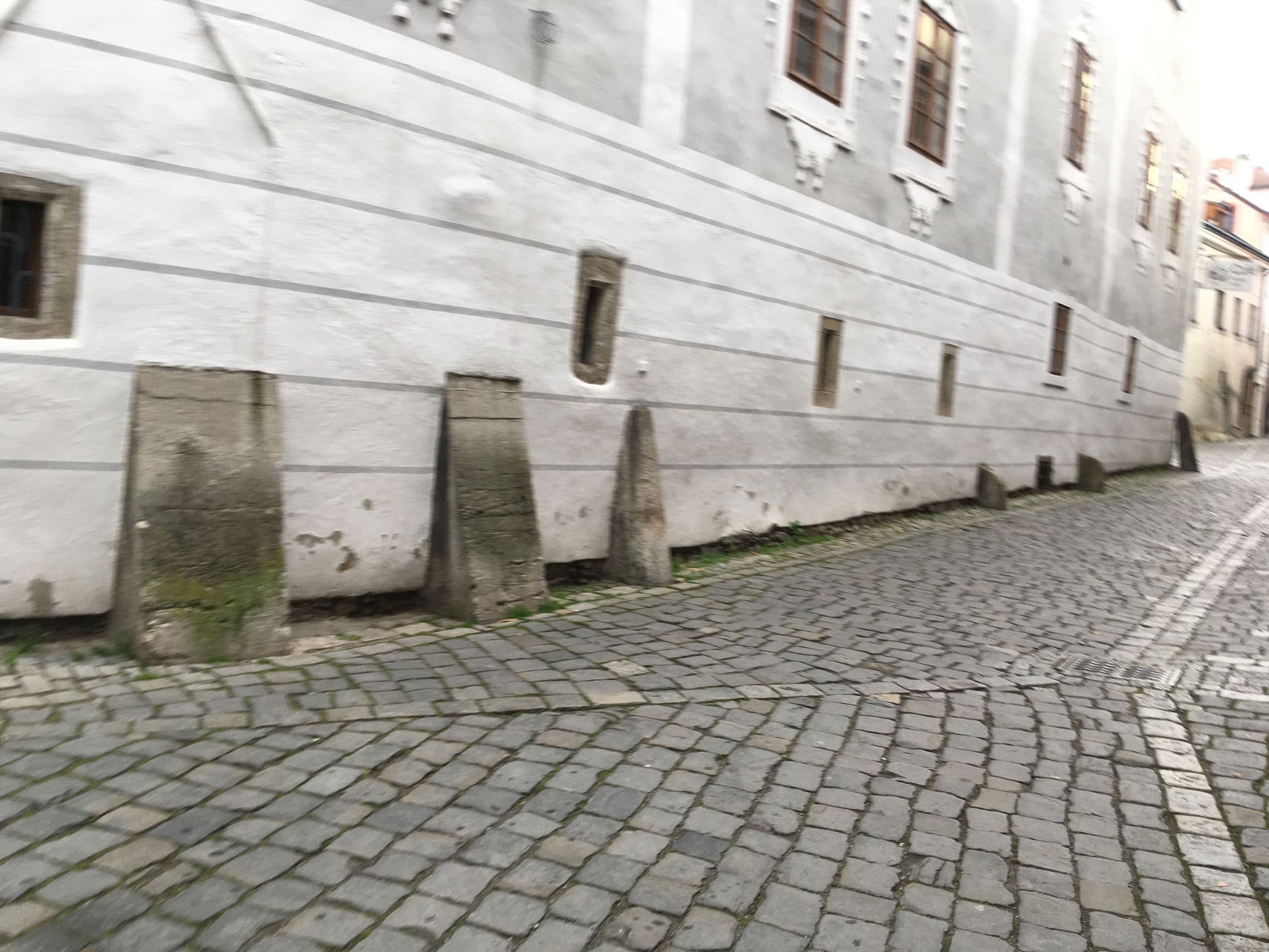 Street view near Hotel Edward Kelly, Český Krumlov