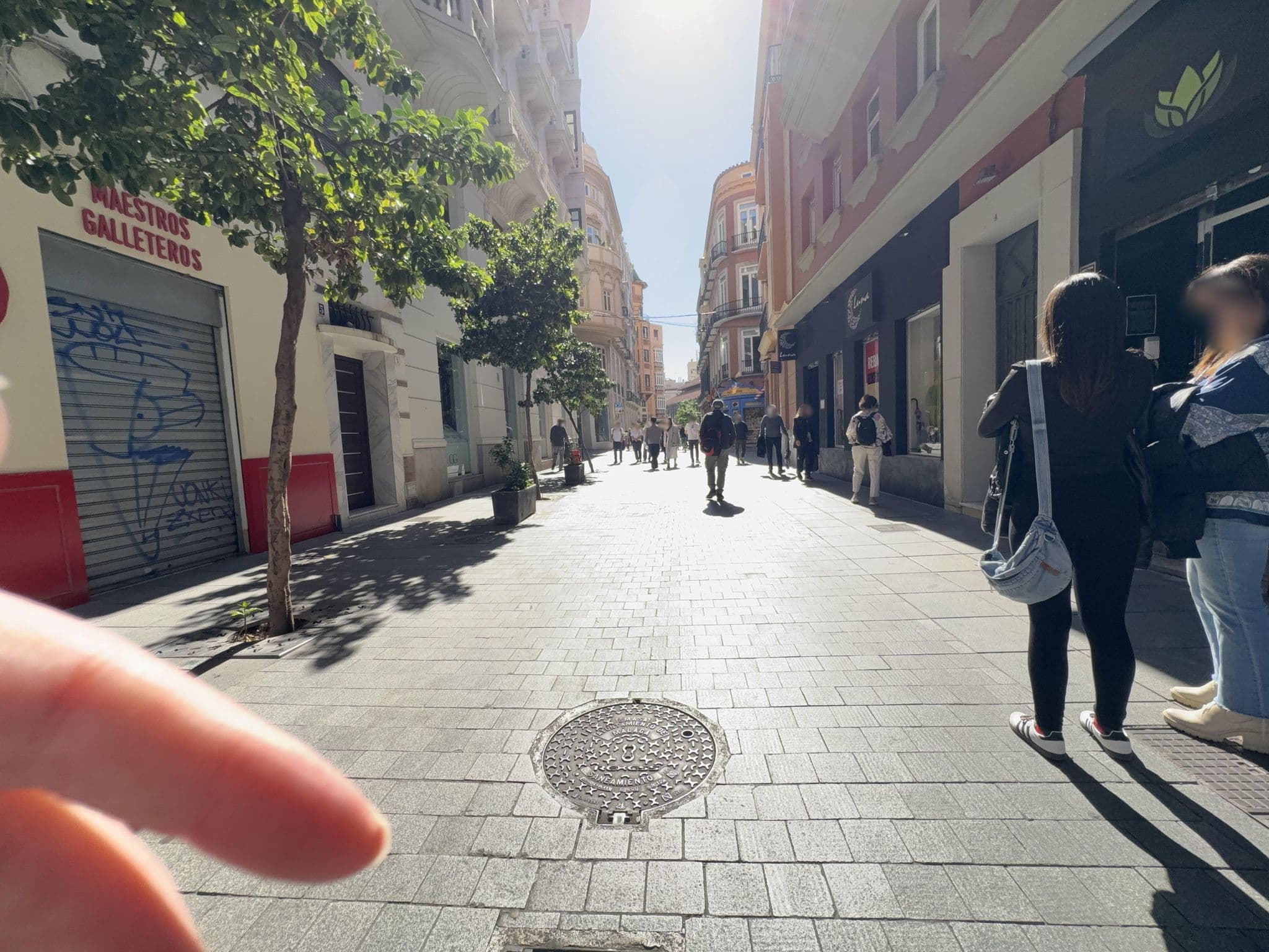 Street view near Hotel Trebol Malaga, Málaga — © tumblecow (CC BY-SA · Mapillary)