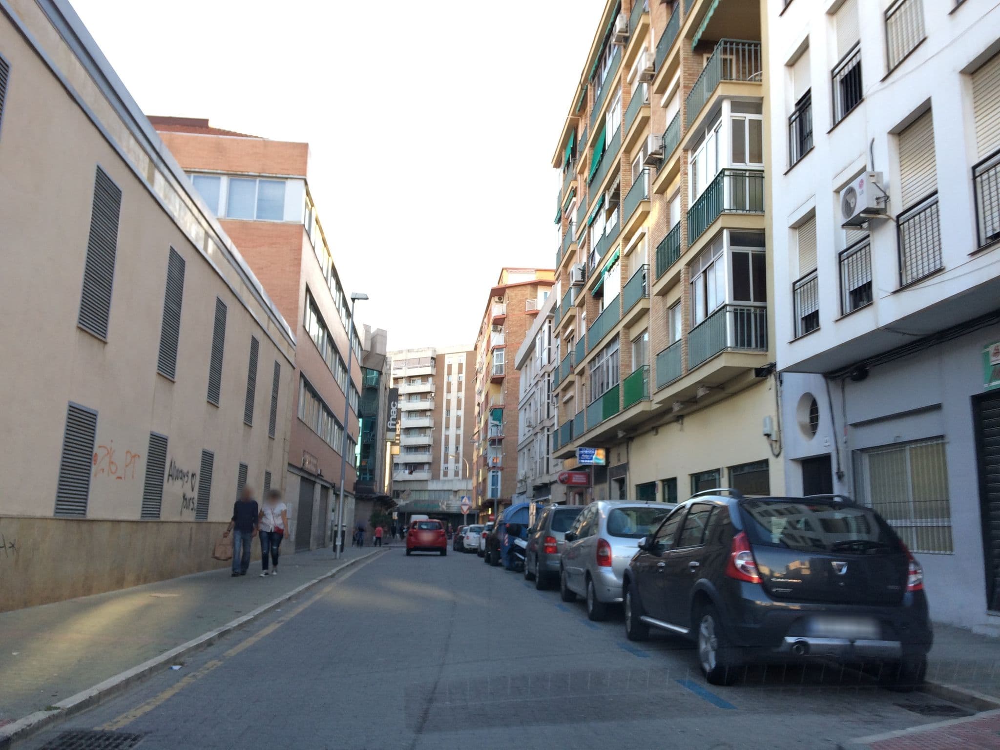 Street view near Hostal Cactus, Málaga — © klaberlang (CC BY-SA · Mapillary)