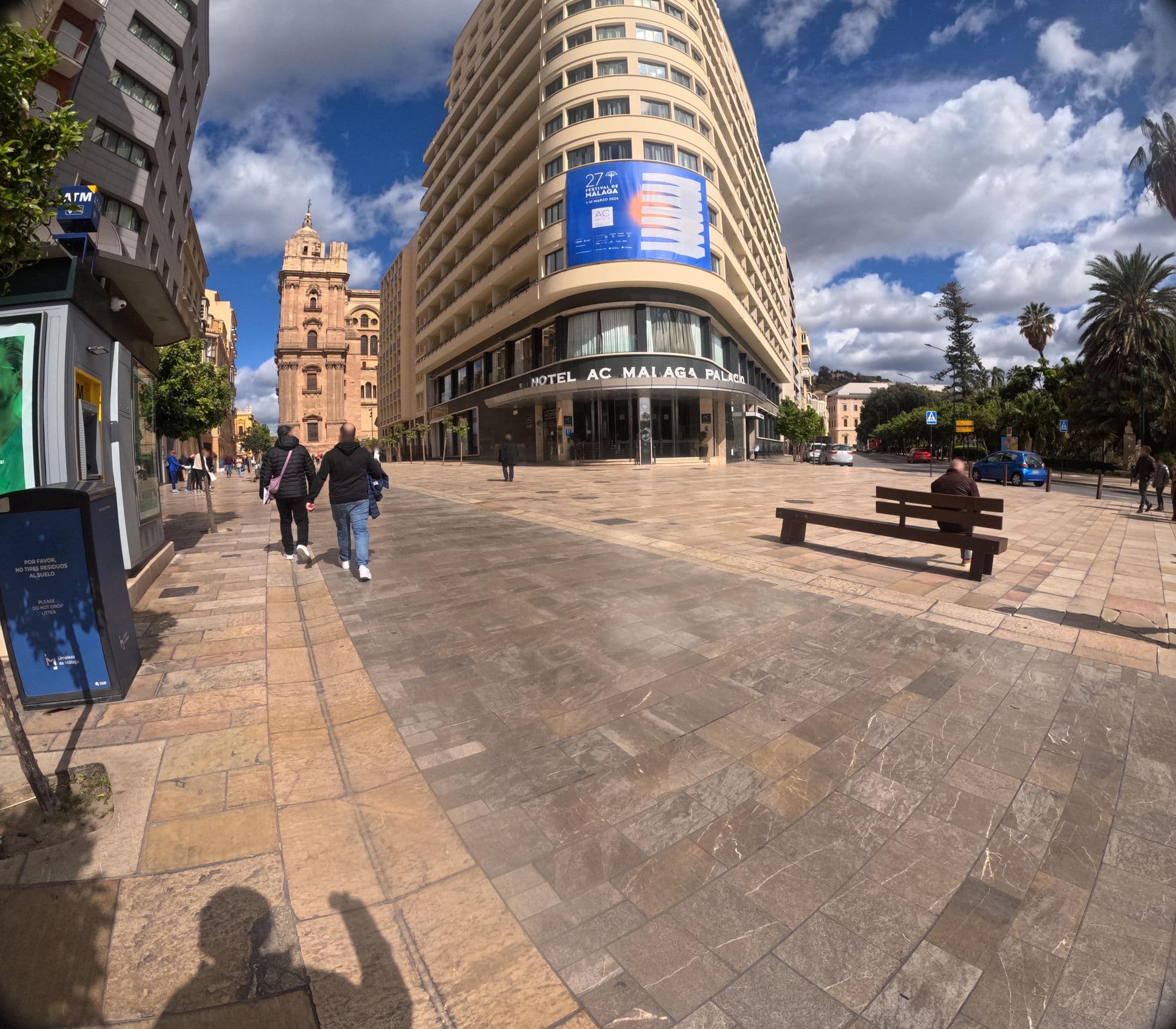 Street view near Hotel Málaga Palacio, Málaga — © filipc (CC BY-SA · Mapillary)