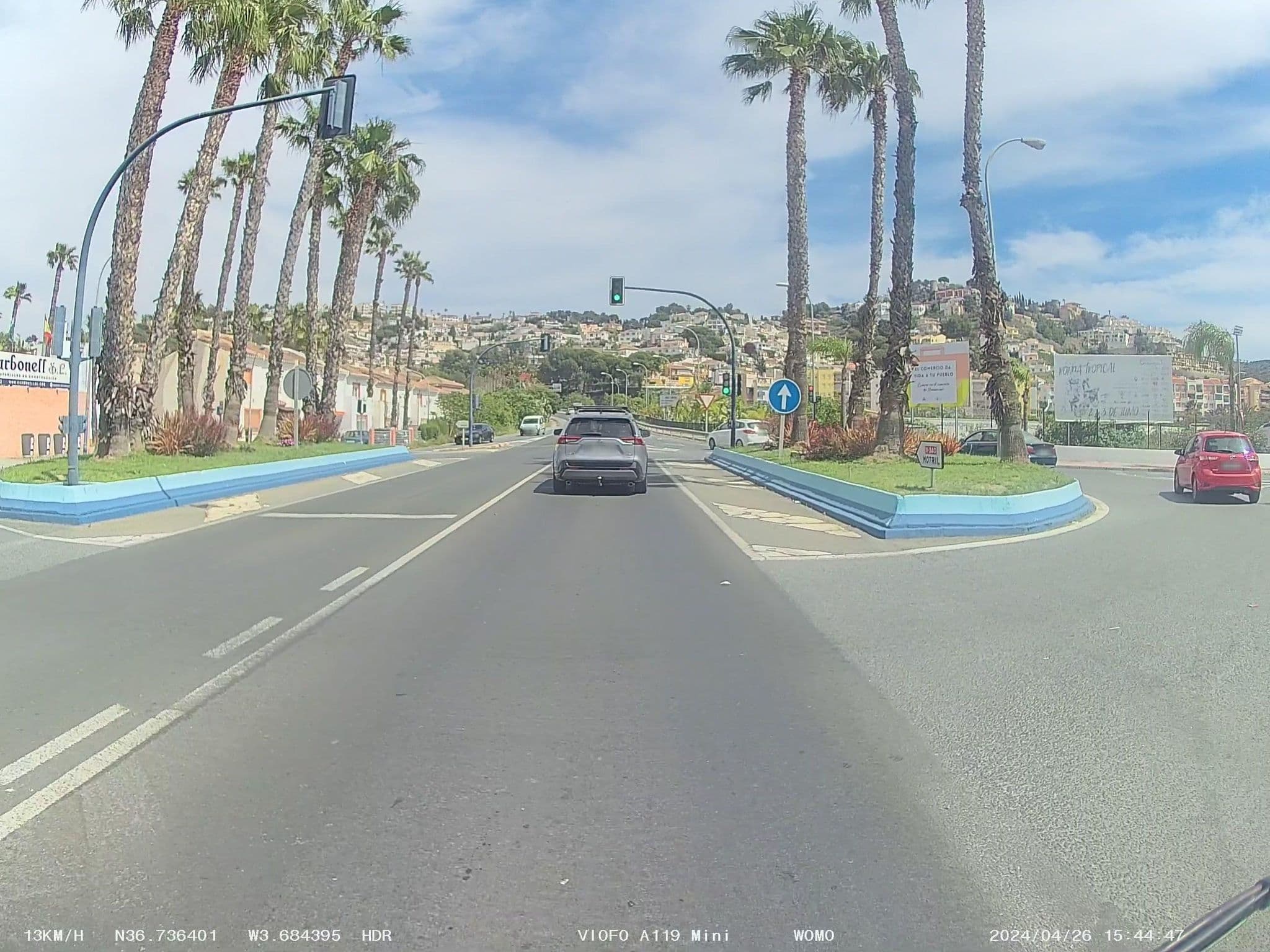 Street view near Hostal Medina, Almuñécar — © soulcover (CC BY-SA · Mapillary)
