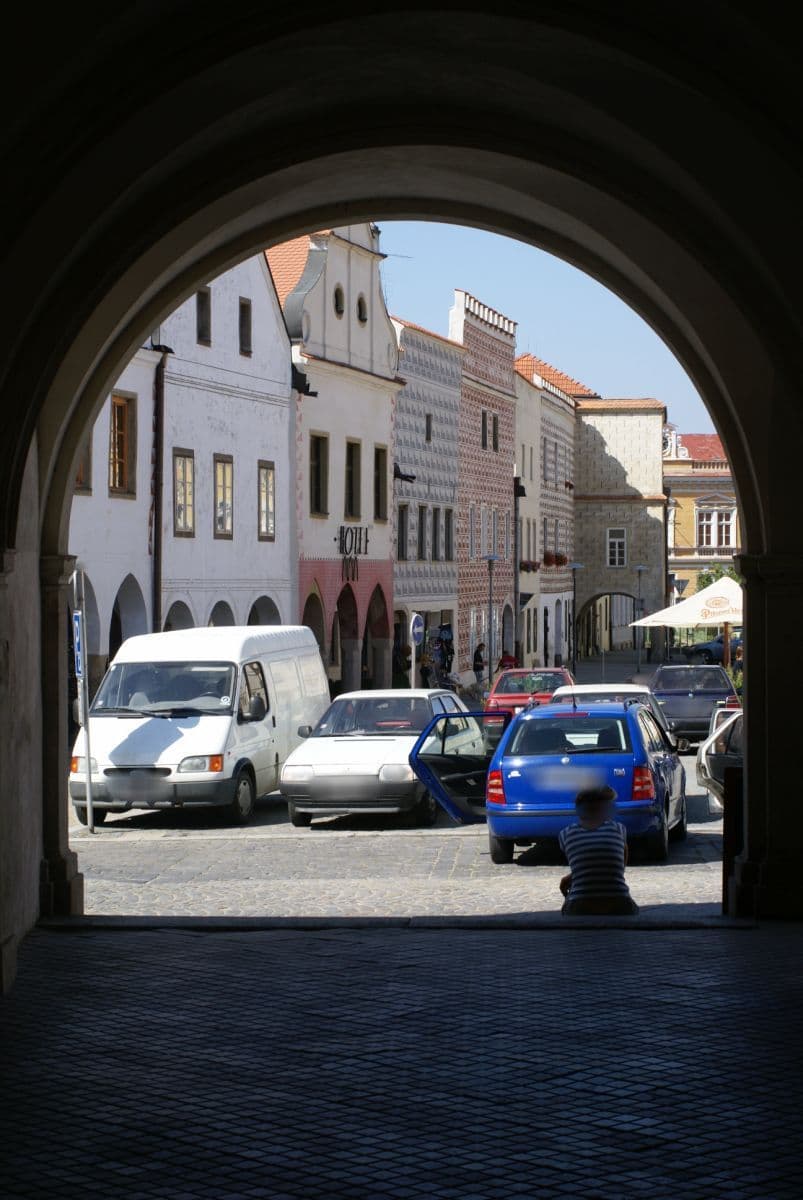 Street view near Apartmány Pod Věží, Slavonice — © txllxt (CC BY-SA · Mapillary)