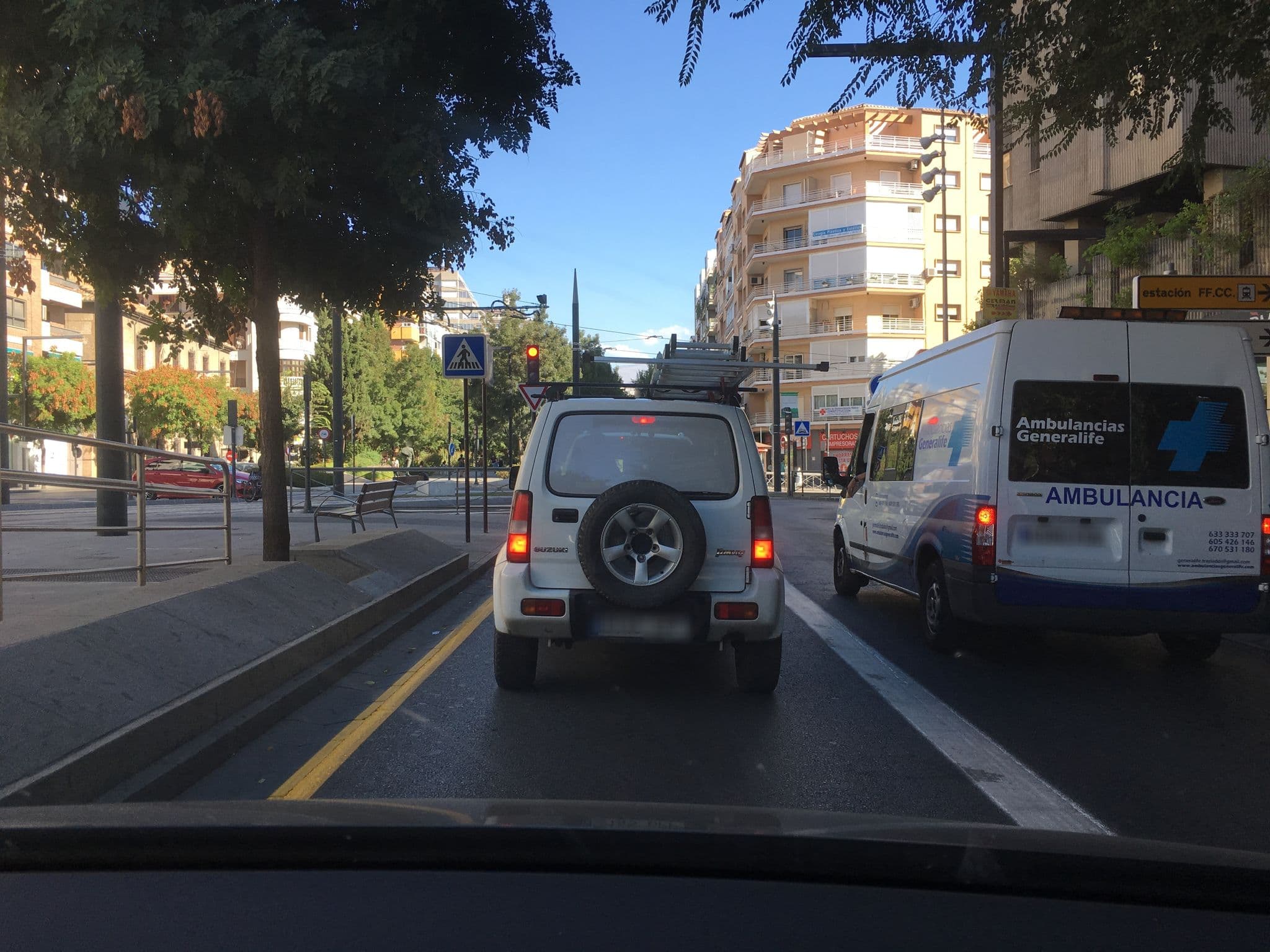 Street view near Hotel Elena Maria , Granada, Granada — © rainerup (CC BY-SA · Mapillary)