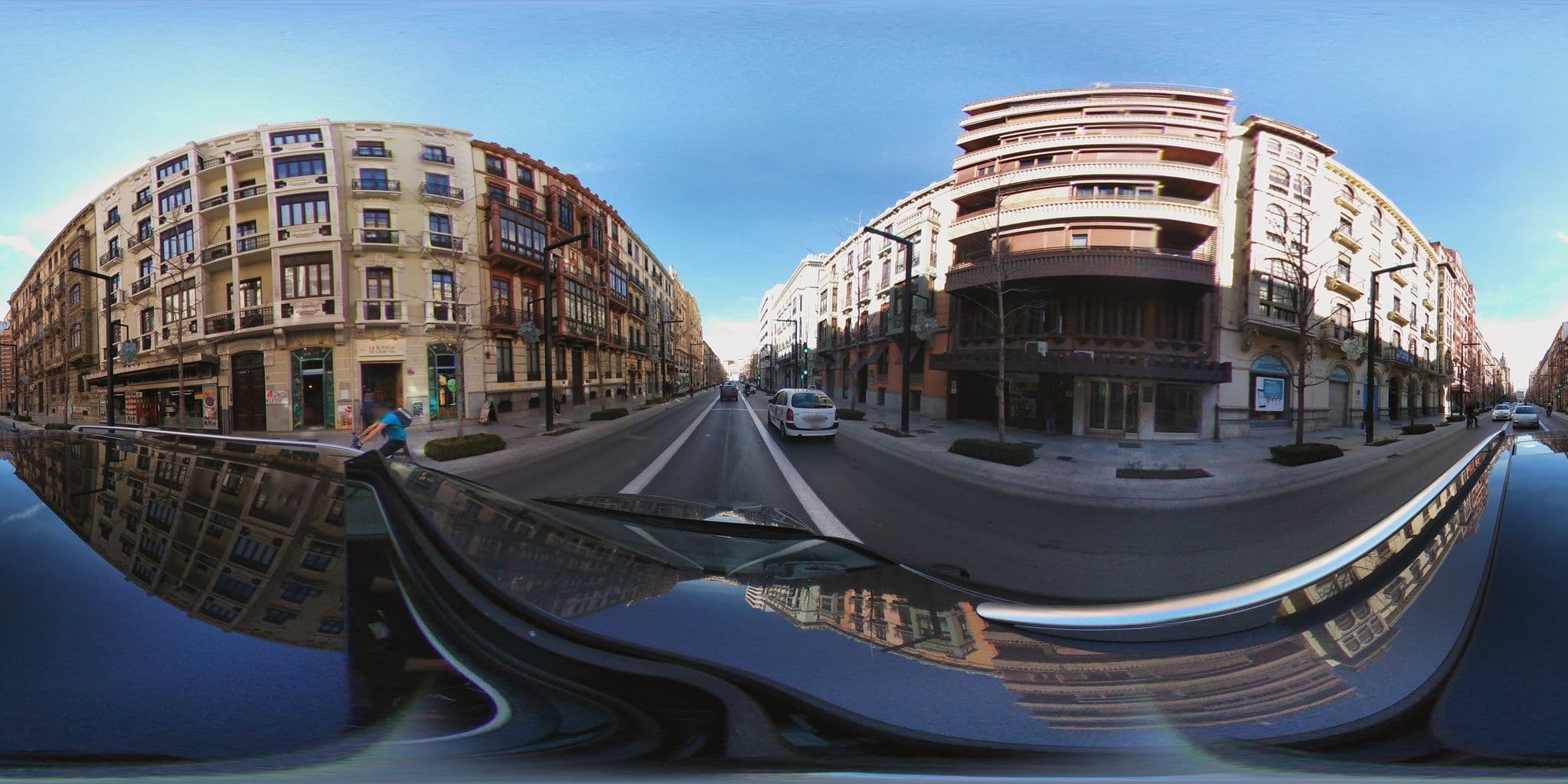 Street view near Esperanza. Korean Hostel En Granada., Granada — © rainerup (CC BY-SA · Mapillary)