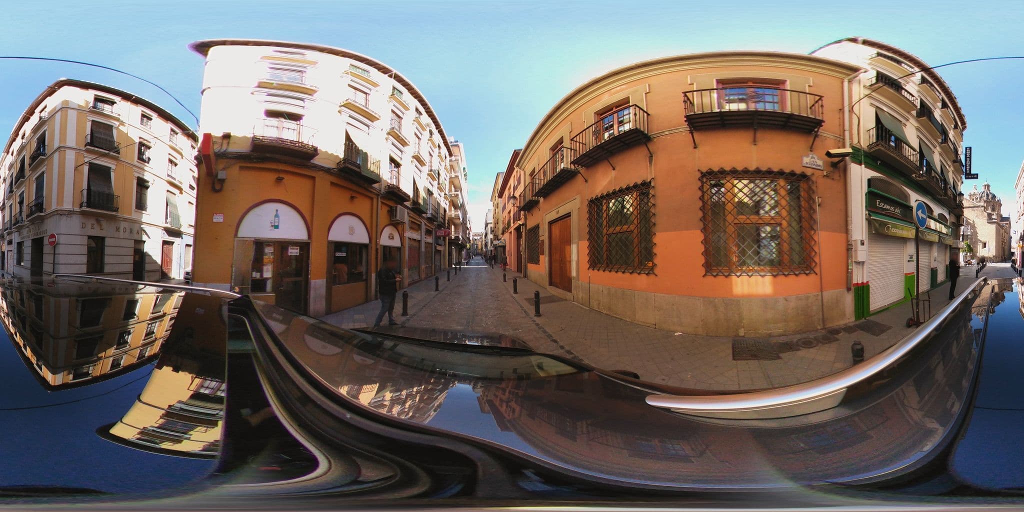 Street view near Hotel La Perla, Granada — © rainerup (CC BY-SA · Mapillary)
