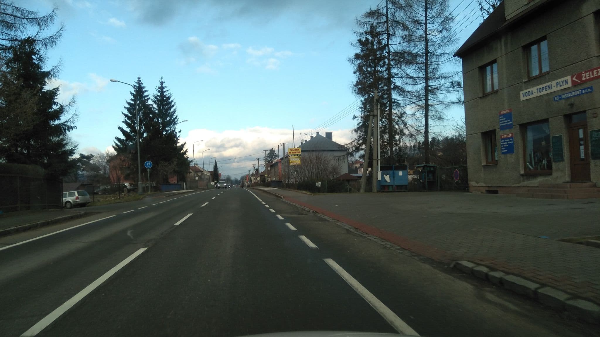 Street view near K3 - INSTALMONT – ubytování, Návsí — © sq9nit (CC BY-SA · Mapillary)