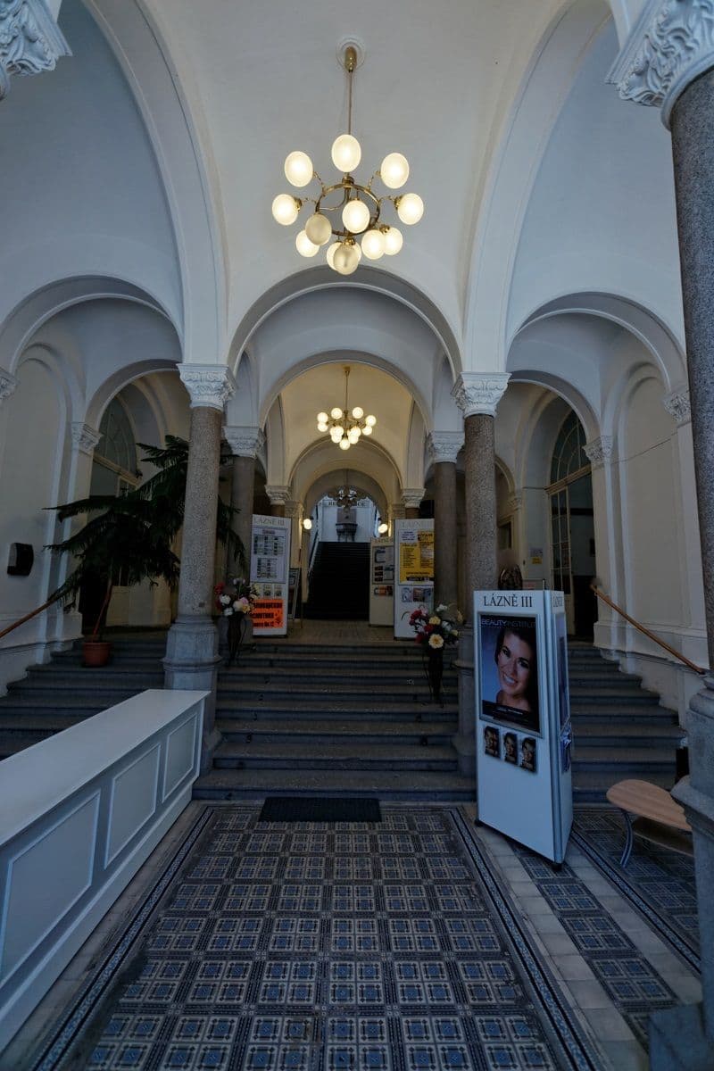 Street view near Windsor Spa Hotel, Karlovy Vary