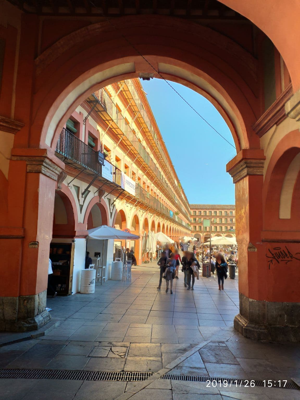 Street view near Hostal Fonda La Corredera, Córdoba — © km2bp (CC BY-SA · Mapillary)