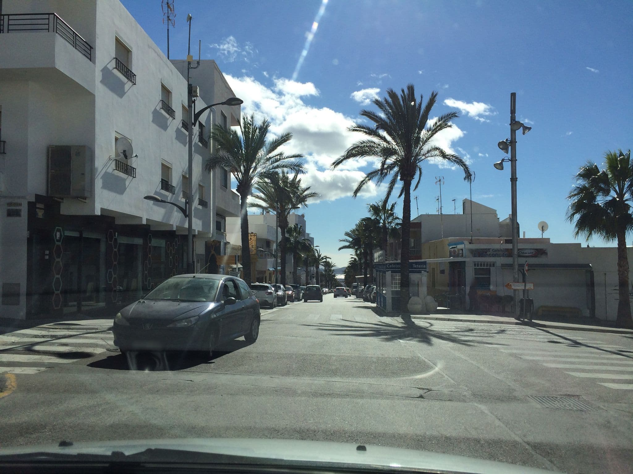 Street view near Hostal Restaurante Asensio, Níjar — © 1000io (CC BY-SA · Mapillary)