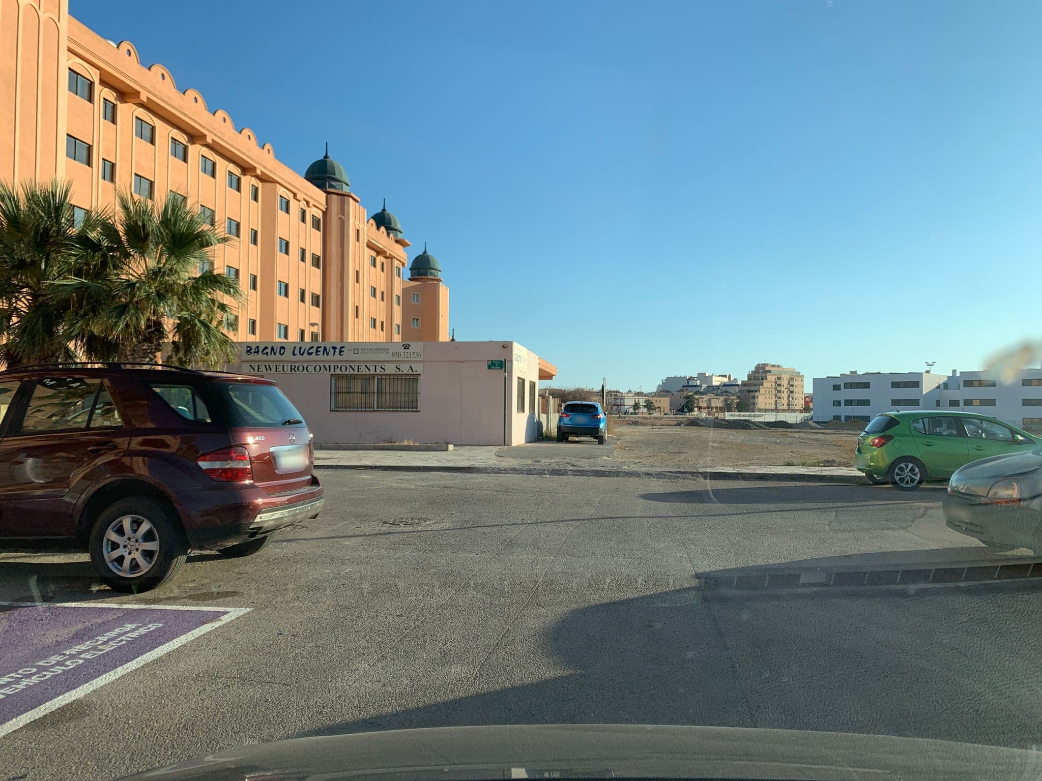 Street view near ATH hotel, Roquetas de Mar — © rainerup (CC BY-SA · Mapillary)