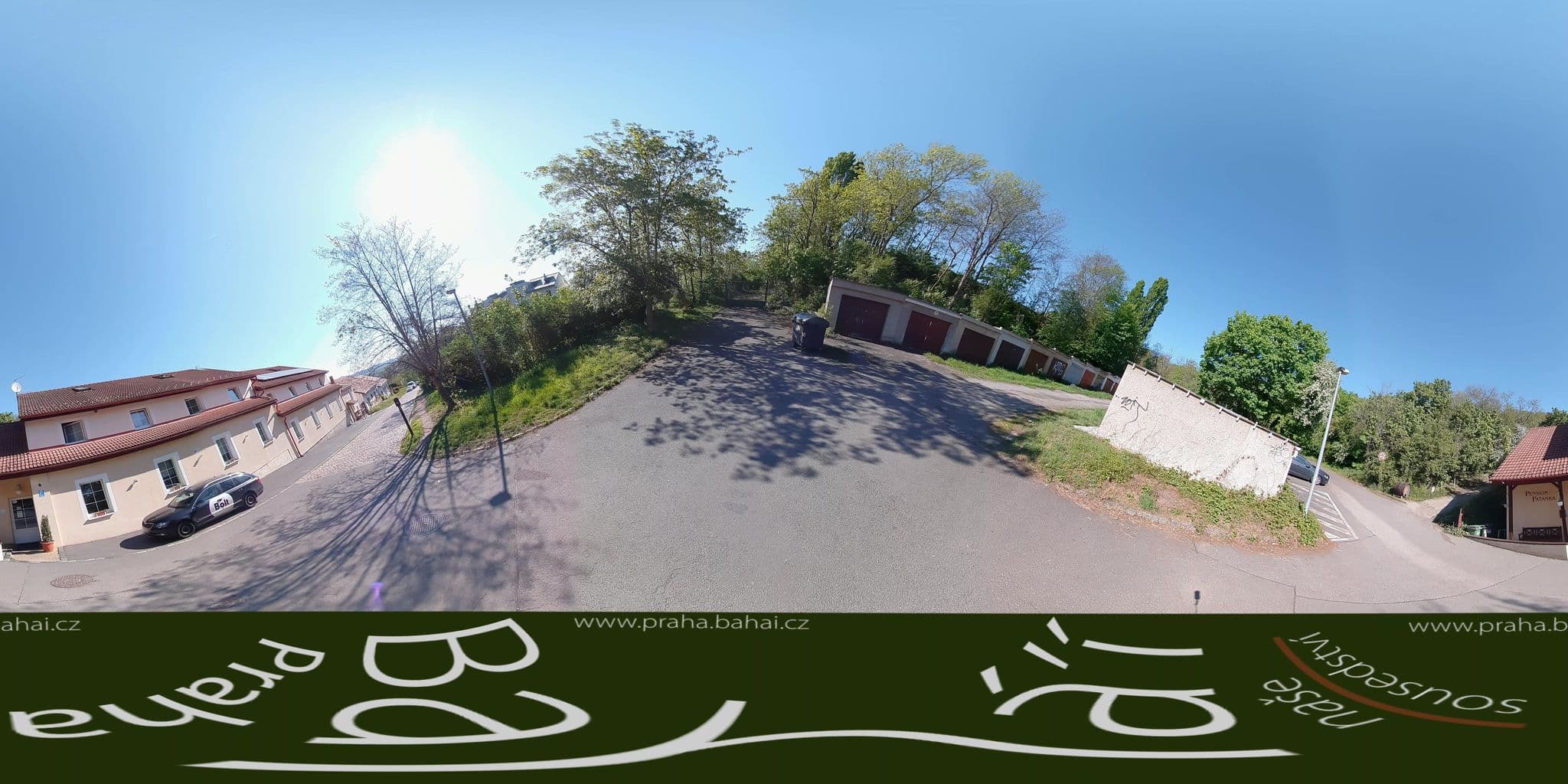 Street view near Penzion Paťanka, Dejvice — © Bahai_Praha (CC BY-SA · Mapillary)