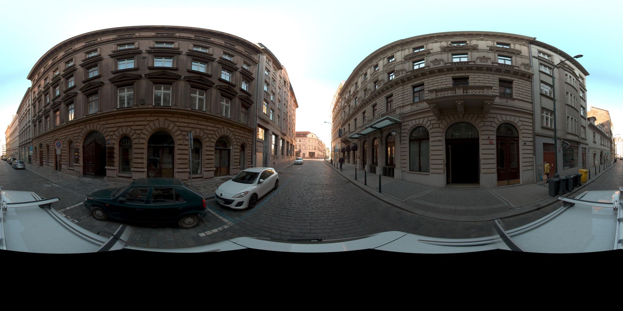Street view near Imperial, Prague