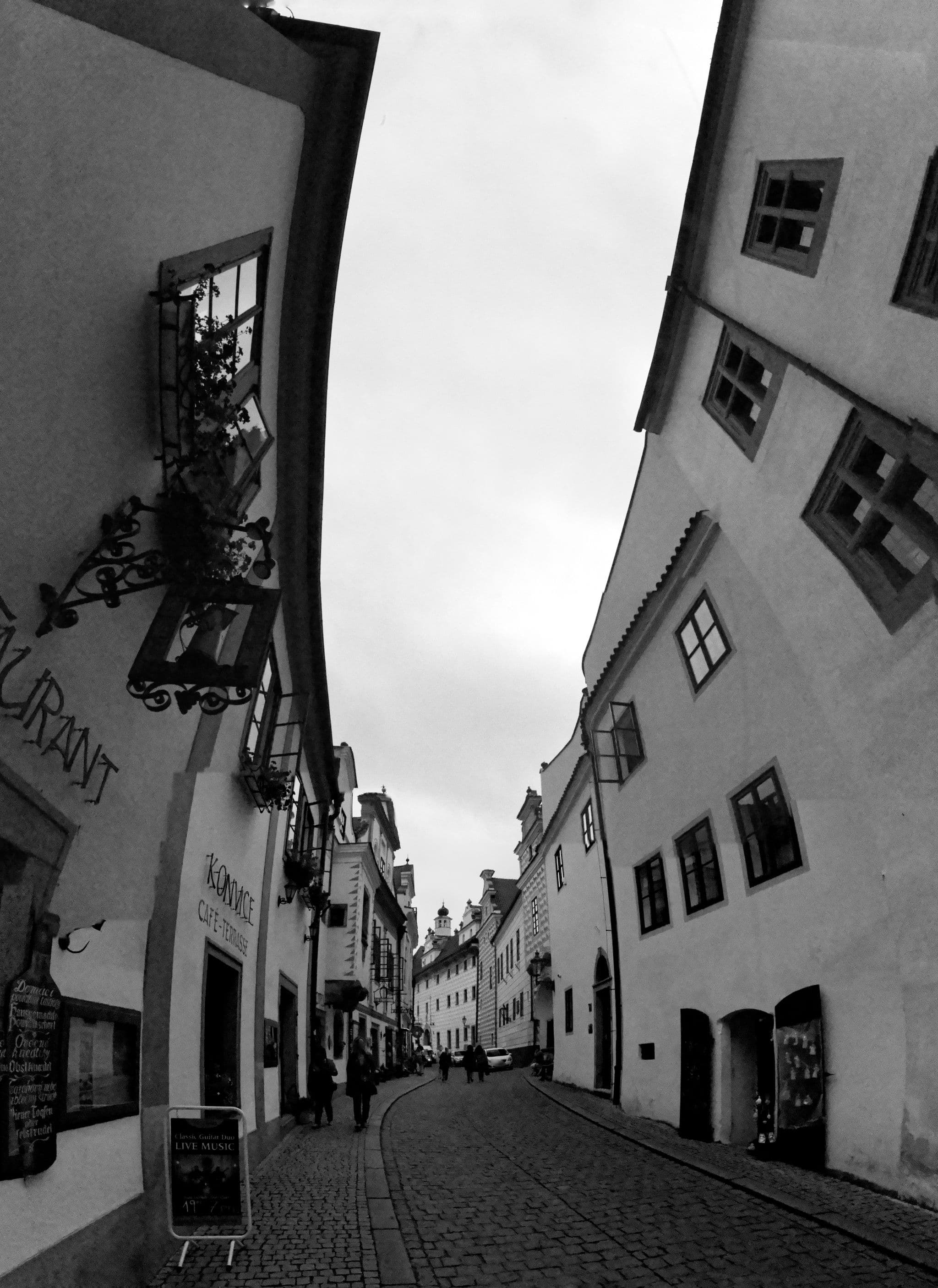 Street view near Hotel Grand, Český Krumlov — © txllxt (CC BY-SA · Mapillary)