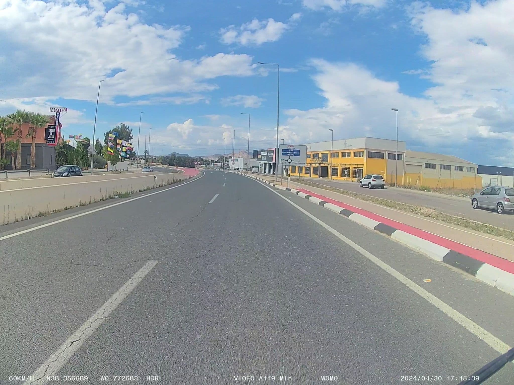 Street view near Motel Mayordomo, Aspe — © soulcover (CC BY-SA · Mapillary)
