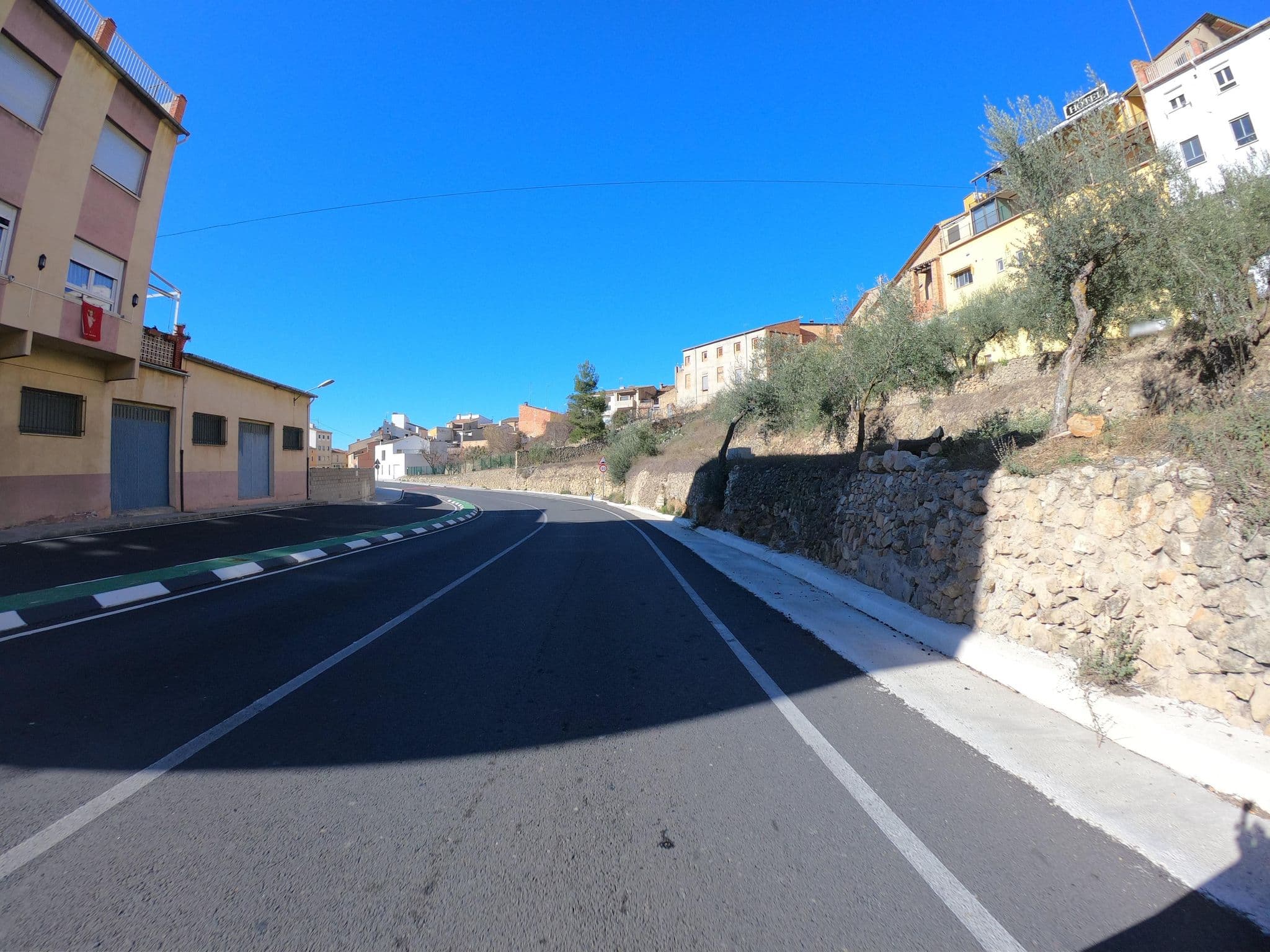 Street view near Hotel Mesón el Castillo, Bocairent — © joostjakob (CC BY-SA · Mapillary)