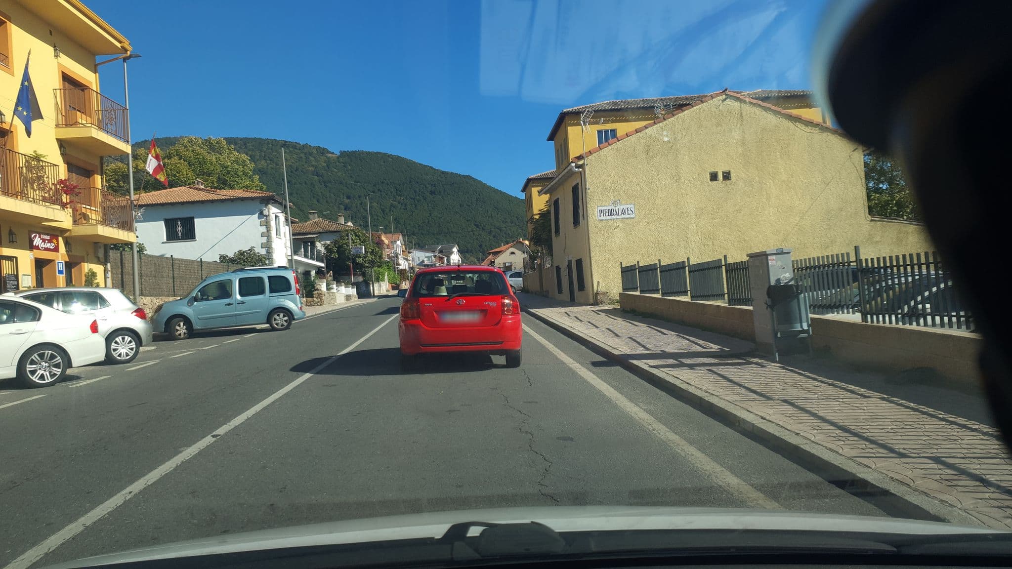 Street view near Hostal Rural Mainz, Piedralaves — © nyk0la3 (CC BY-SA · Mapillary)