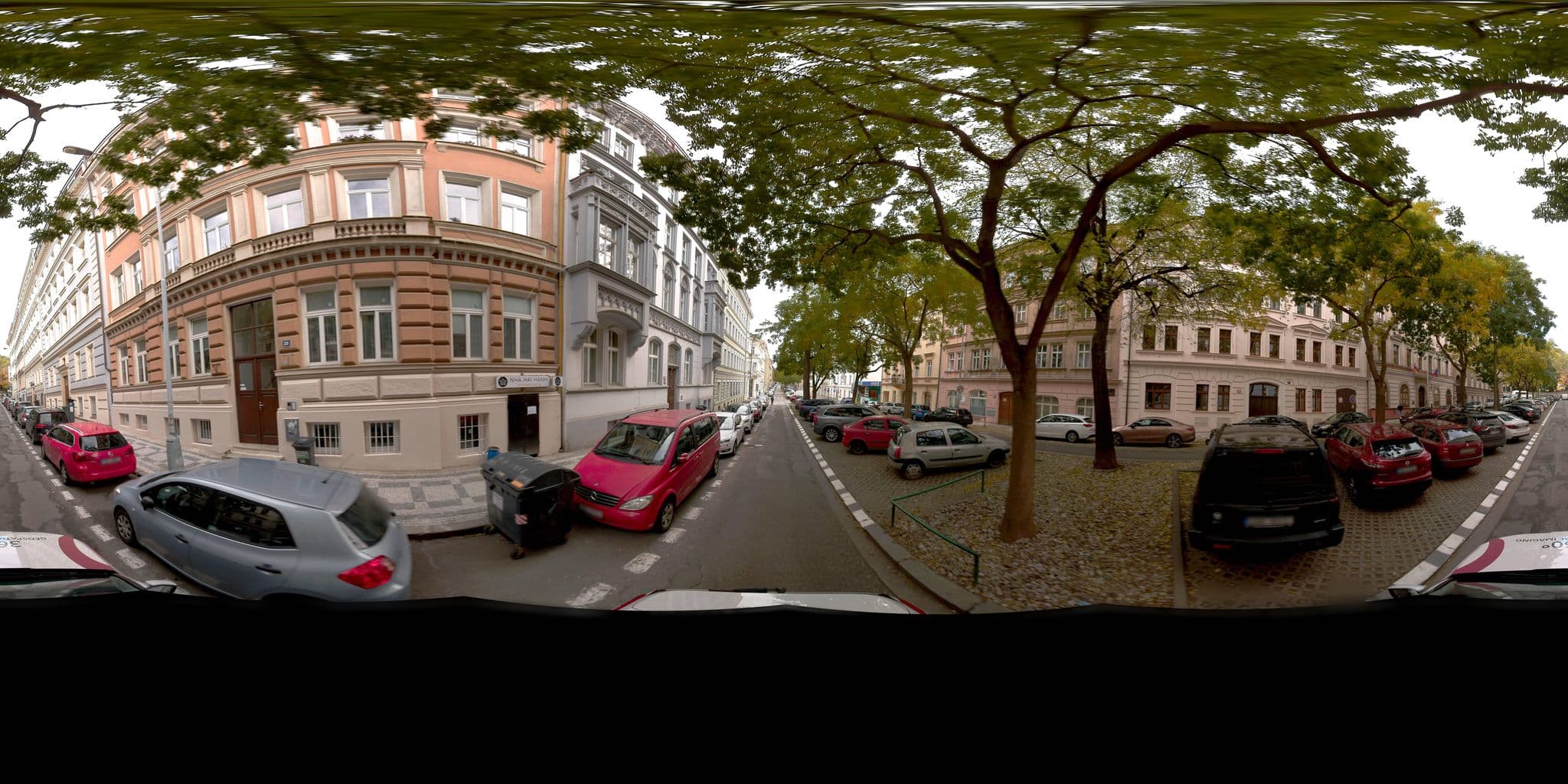 Street view near Hotel Petr, Smíchov — © jeffreymartin (CC BY-SA · Mapillary)