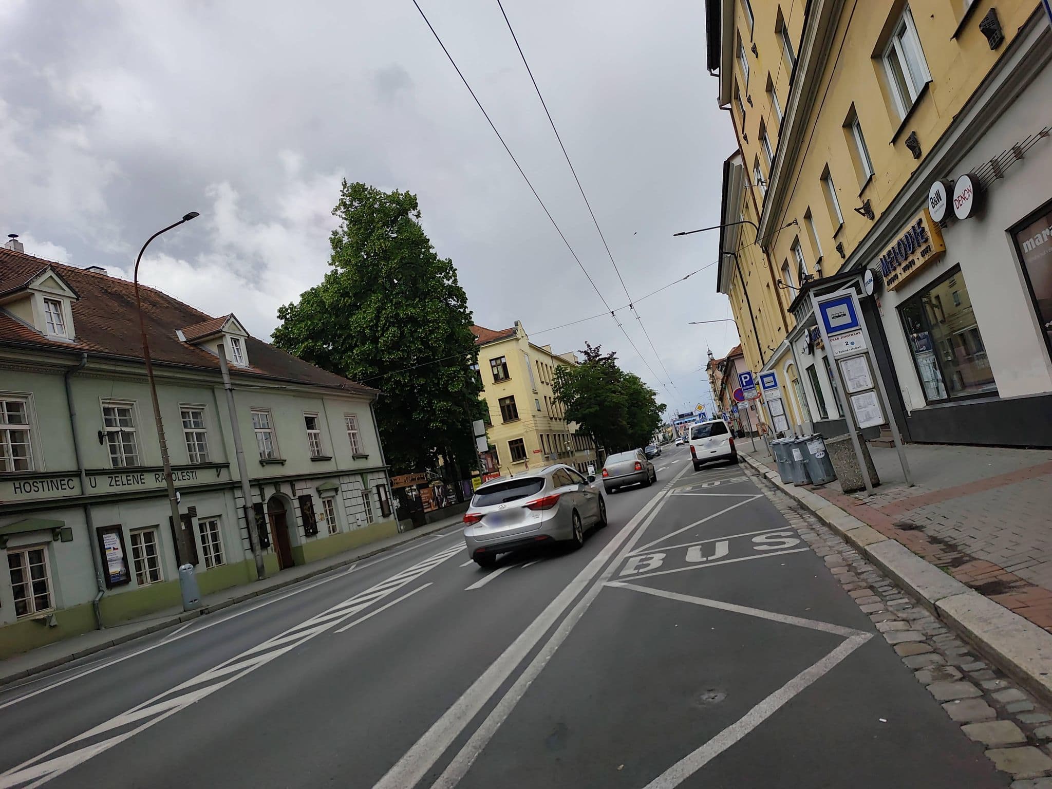 Street view near Penzion u Zelené ratolesti, České Budějovice — © Duro (CC BY-SA · Mapillary)