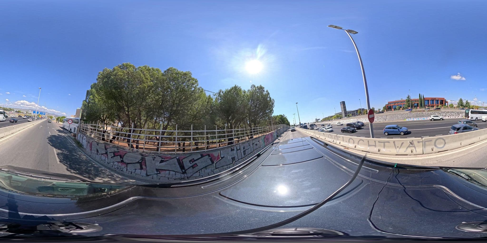 Street view near Hotel Madrid-las rozas (campanille), Las Matas — © seraq (CC BY-SA · Mapillary)