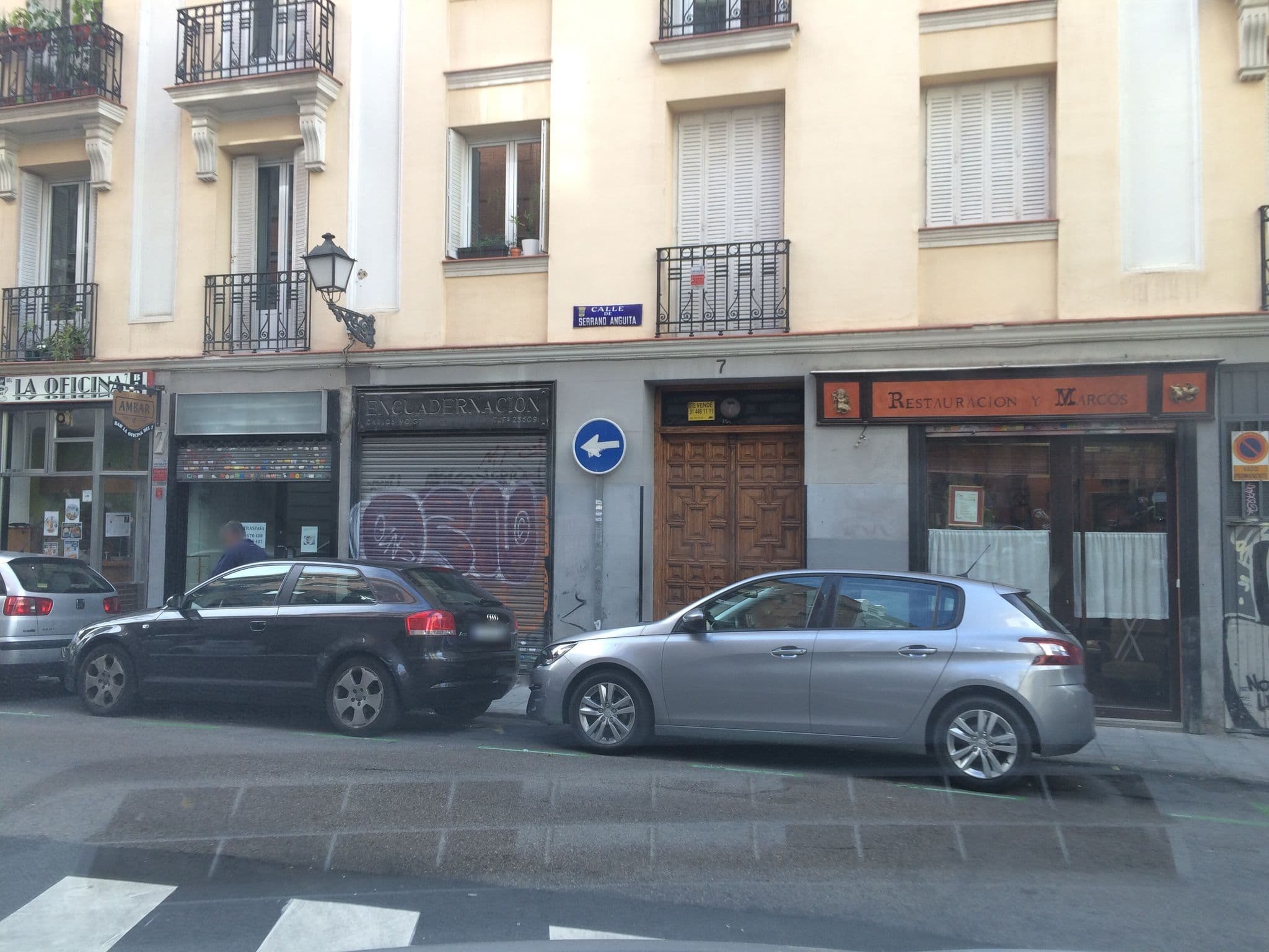 Street view near Hostel Era Alonso Martinez, Justicia — © radnaj (CC BY-SA · Mapillary)