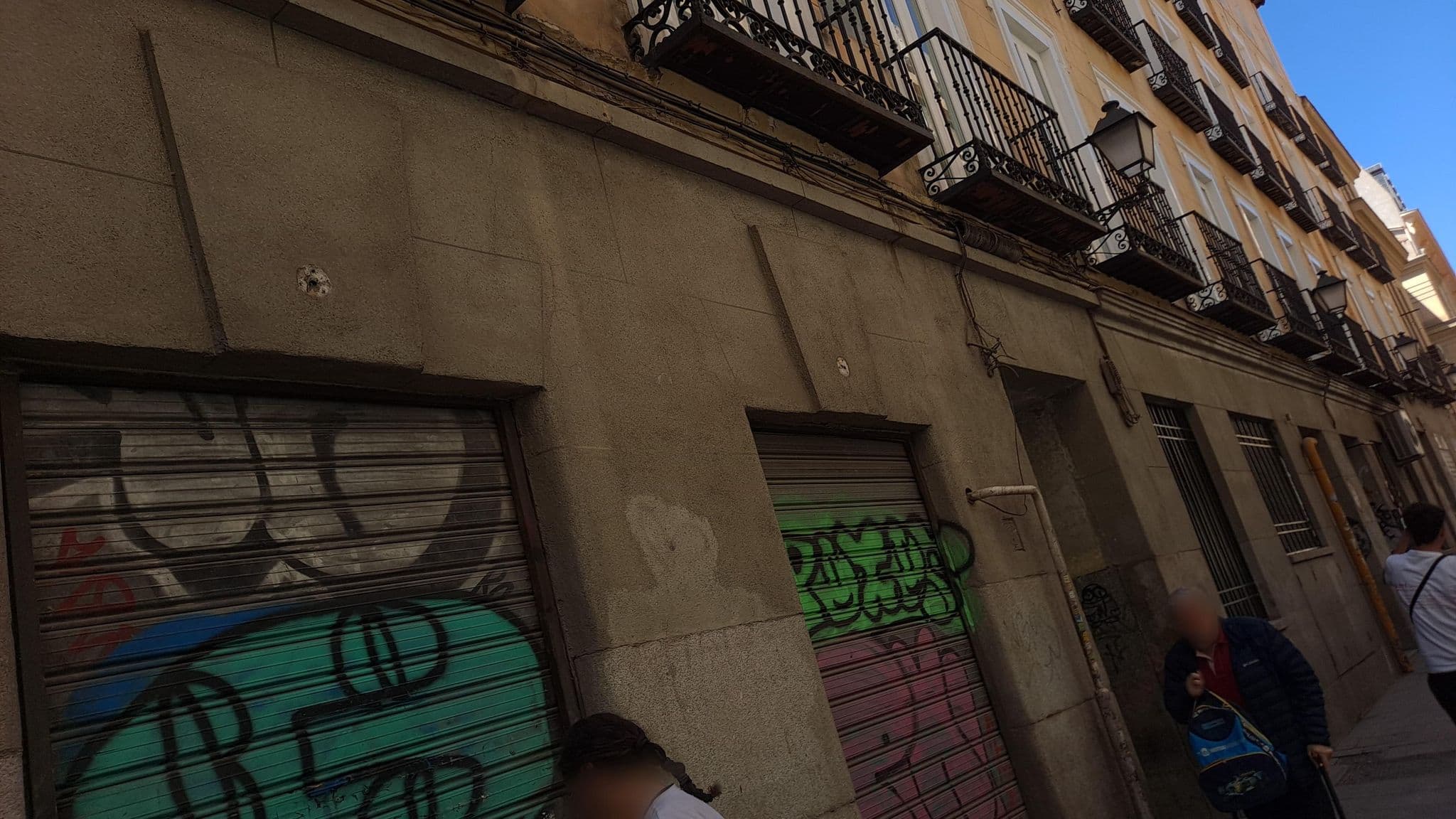 Street view near Hostal Residencial Lourdes, Madrid Centro — © PERIANES (CC BY-SA · Mapillary)