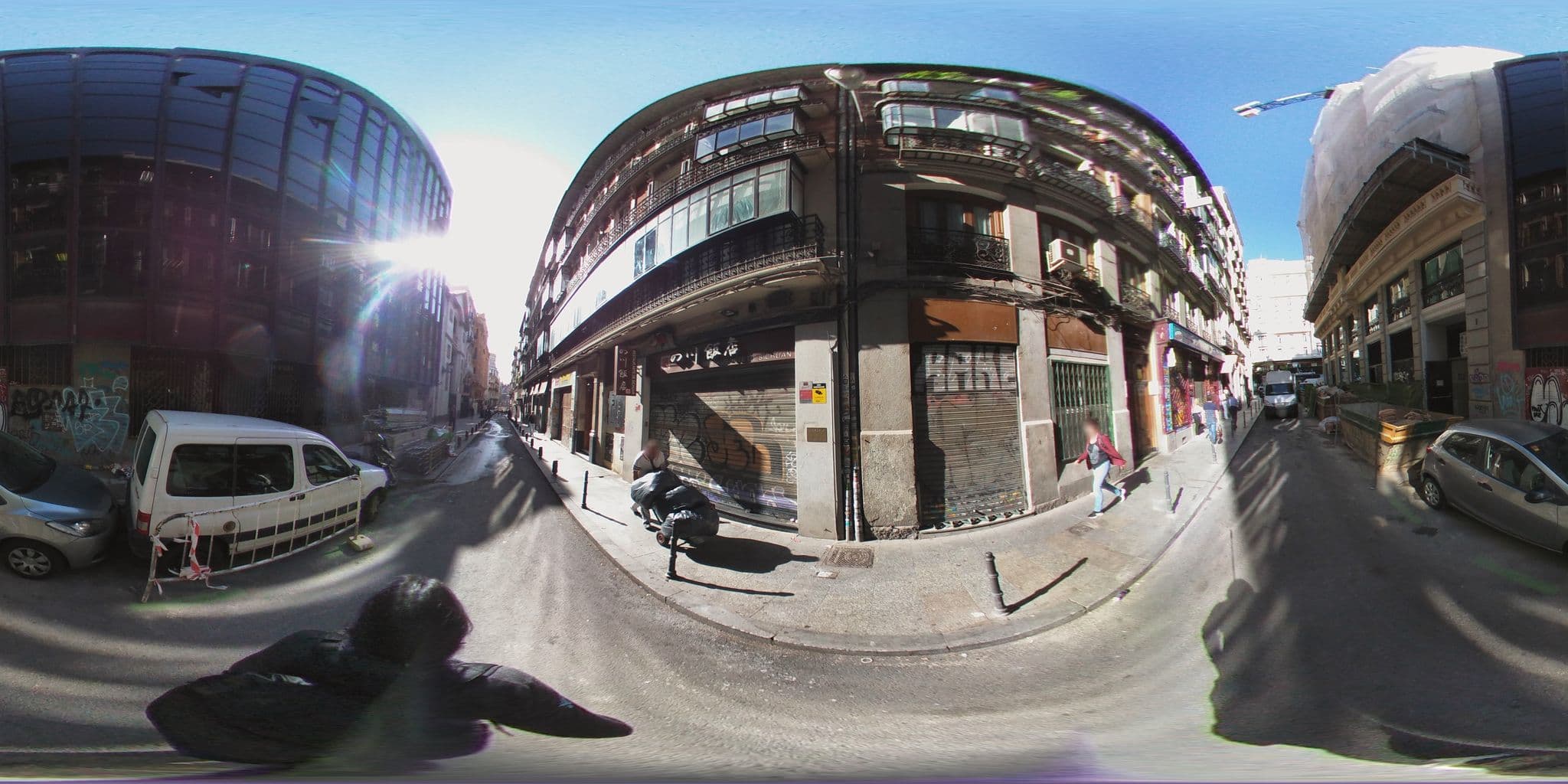 Street view near Hostal Aliste, Madrid Centro — © ccossio (CC BY-SA · Mapillary)