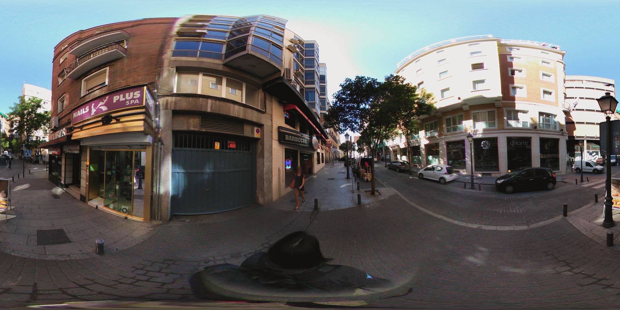 Street view near Far Home Hostel, Madrid Centro — © ccossio (CC BY-SA · Mapillary)