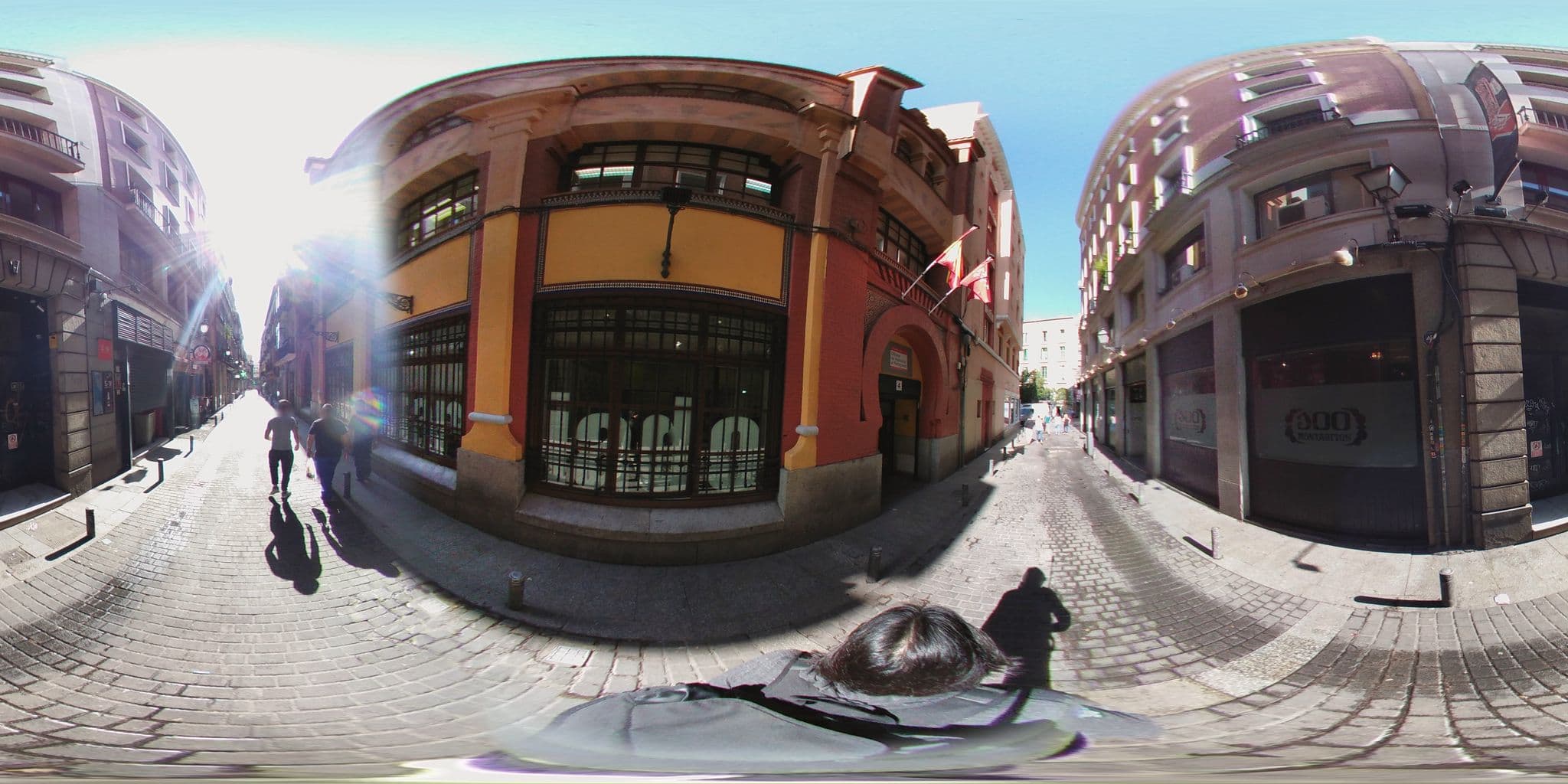Street view near Hostal Acapulco, Madrid Centro — © ccossio (CC BY-SA · Mapillary)
