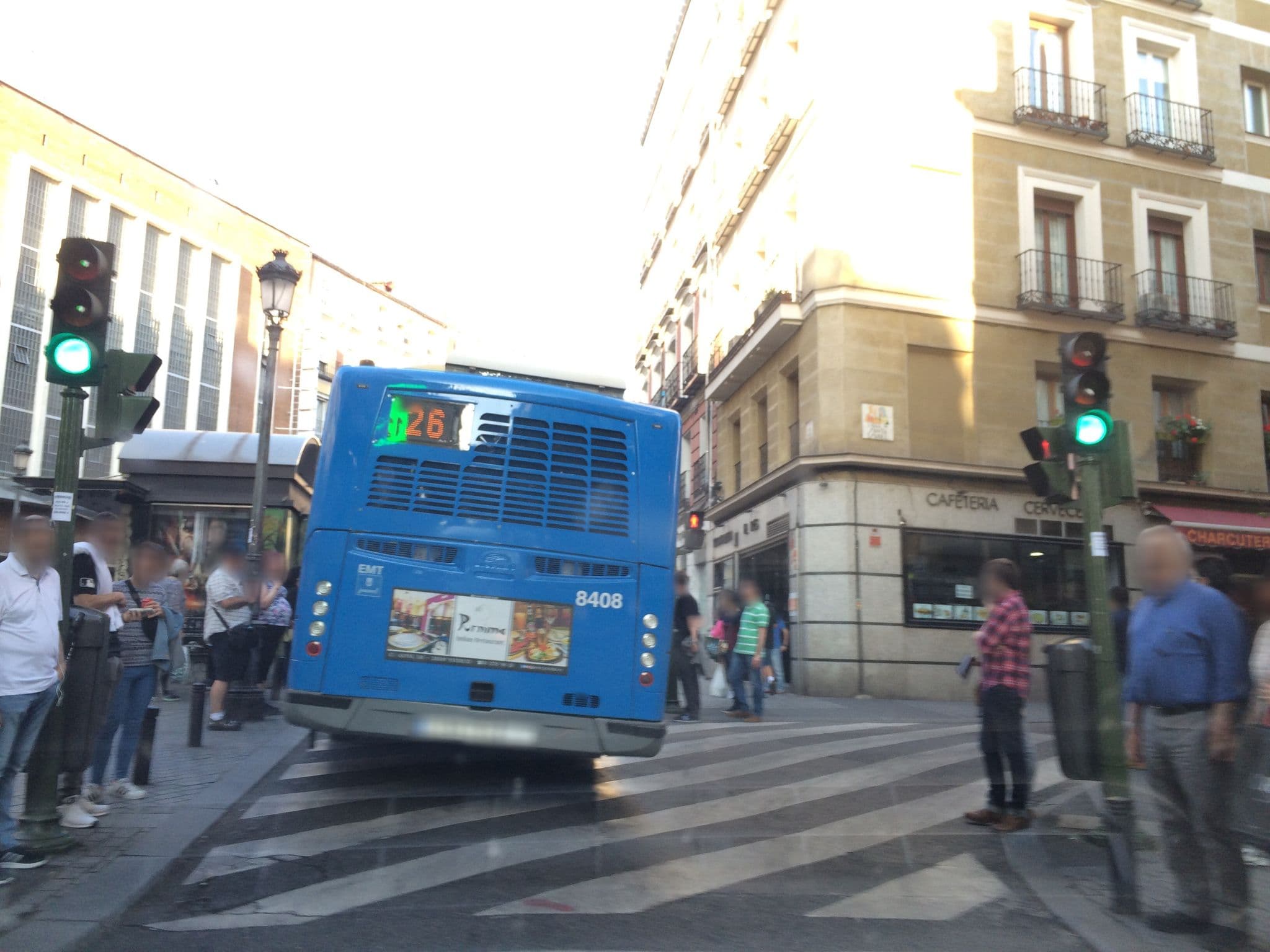 Street view near Hostal El Tera, Embajadores — © radnaj (CC BY-SA · Mapillary)