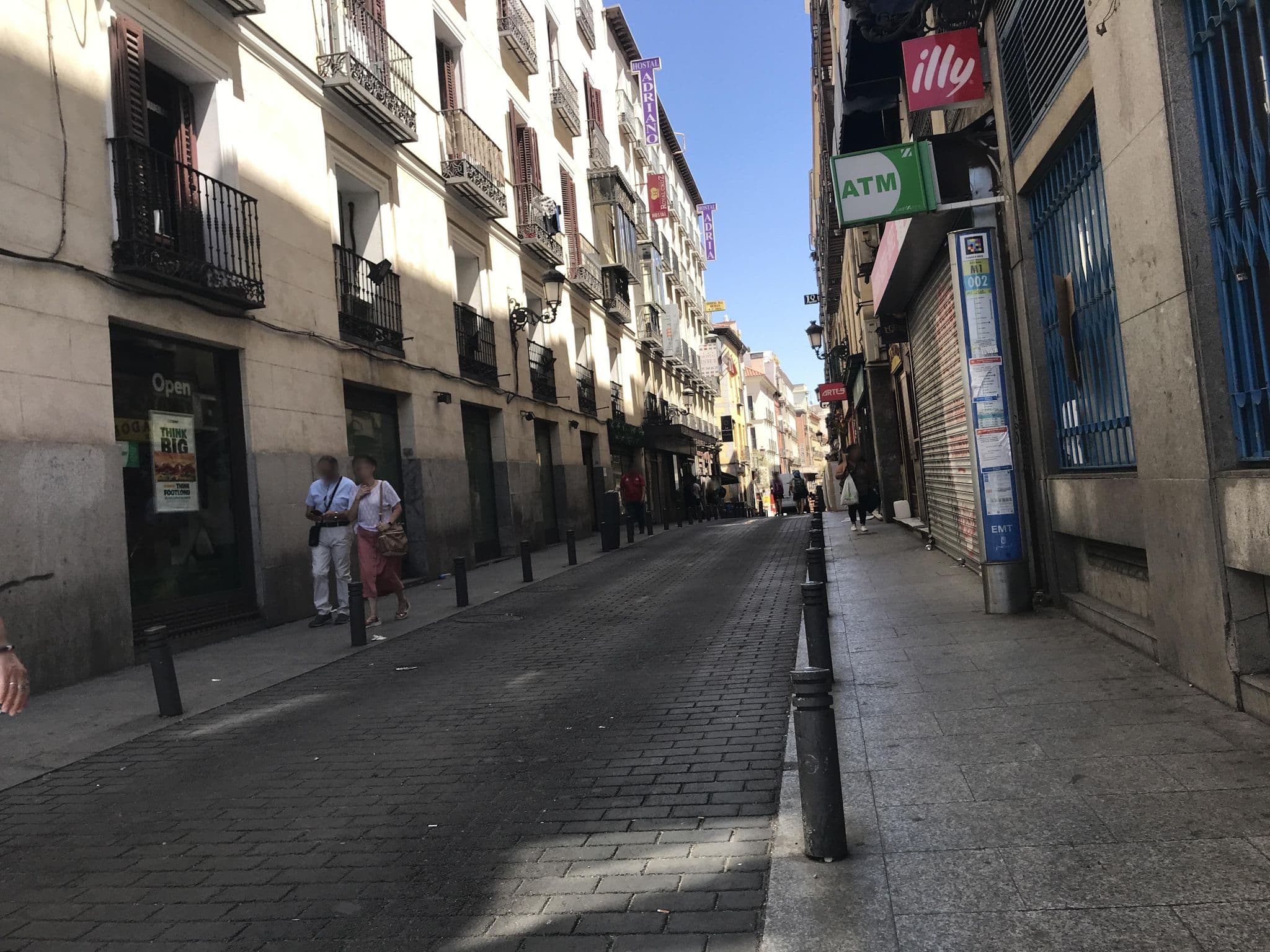 Street view near Hostel Panizo, Madrid — © miguel_andrade (CC BY-SA · Mapillary)