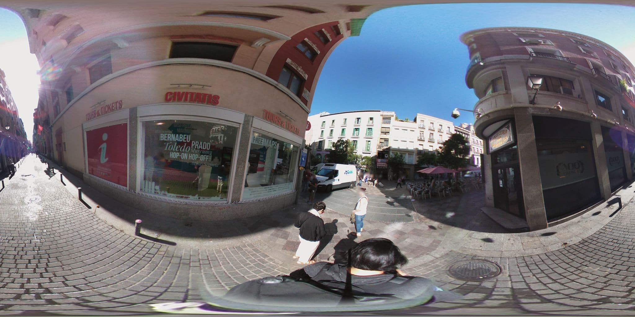 Street view near Gran Via Sol Apartmentos, Madrid Centro — © ccossio (CC BY-SA · Mapillary)