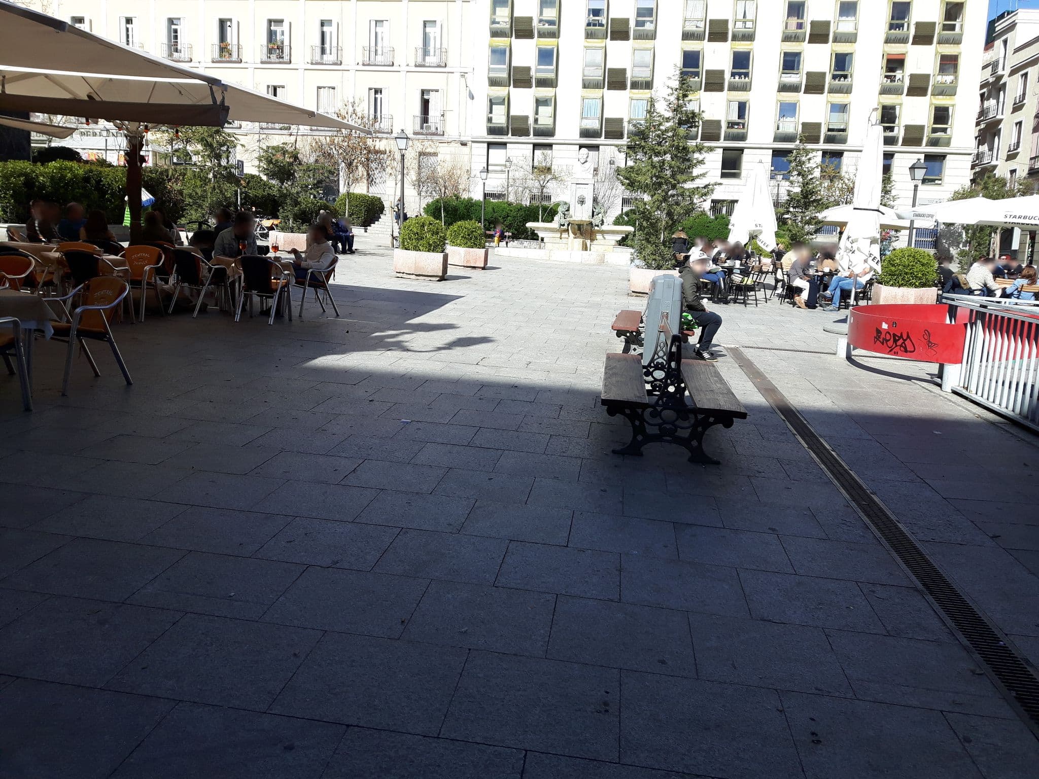 Street view near Home Rentals Madrid GranVia by Grupo A Plus People, S.L., Justicia — © wusel007 (CC BY-SA · Mapillary)
