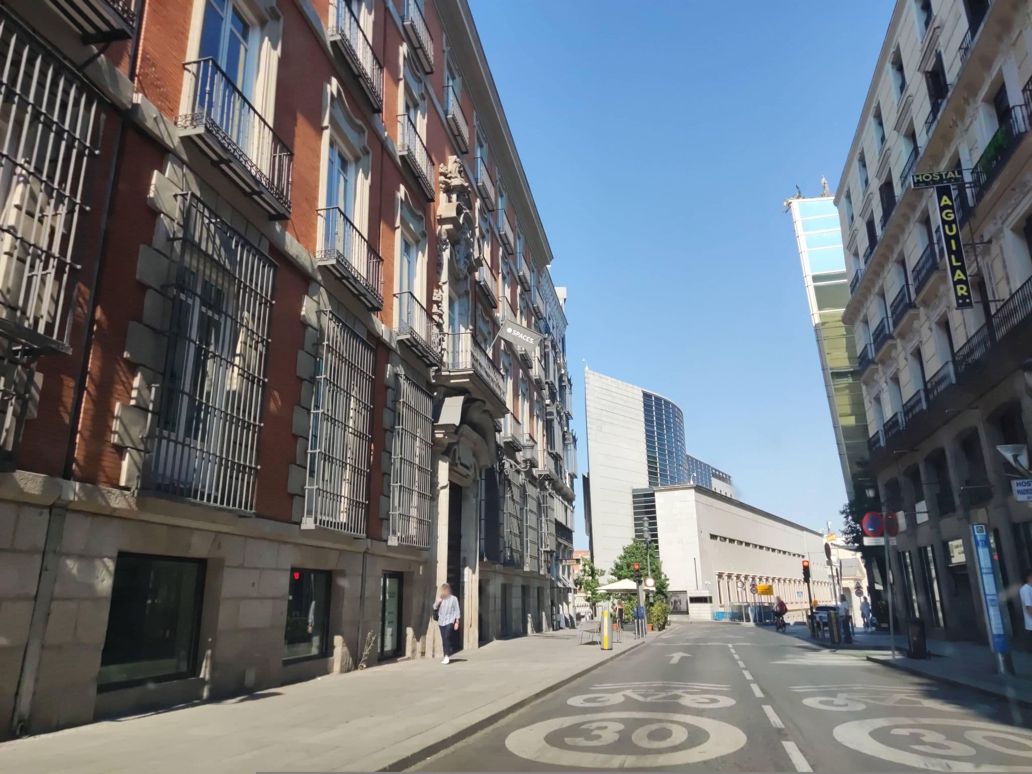 Street view near Hotel Santander, Las Cortes — © polkillas (CC BY-SA · Mapillary)