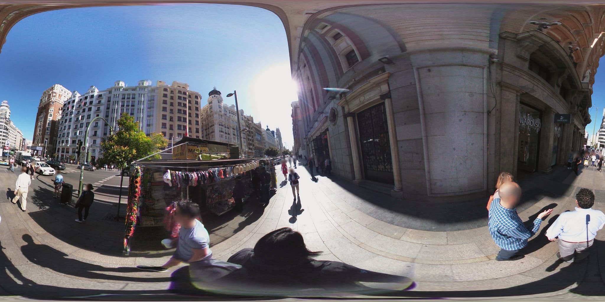Street view near Hotel Coronita Save the Beach, Madrid Centro — © ccossio (CC BY-SA · Mapillary)