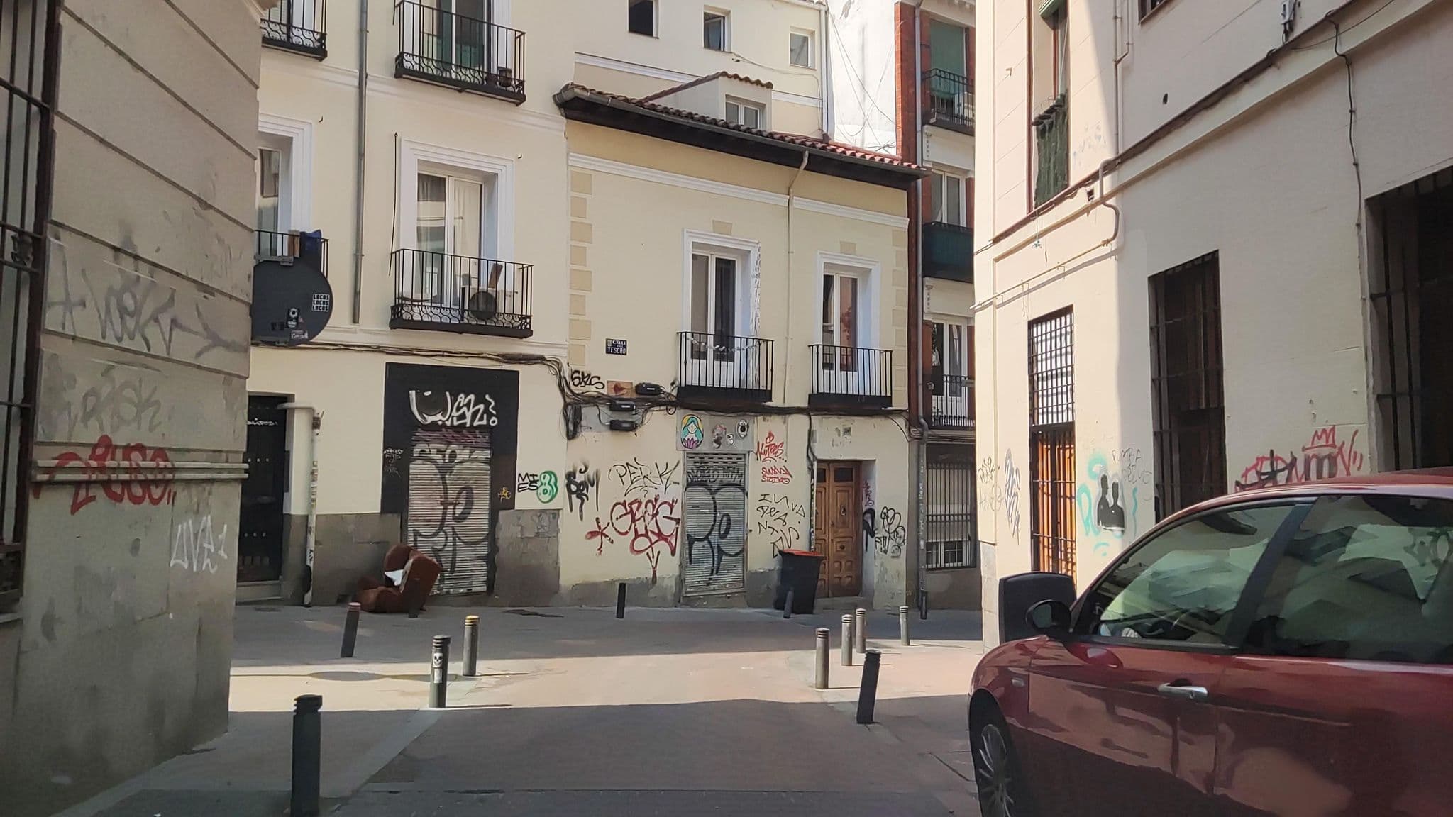 Street view near Calle Santa Lucía 3, Universidad — © polkillas (CC BY-SA · Mapillary)