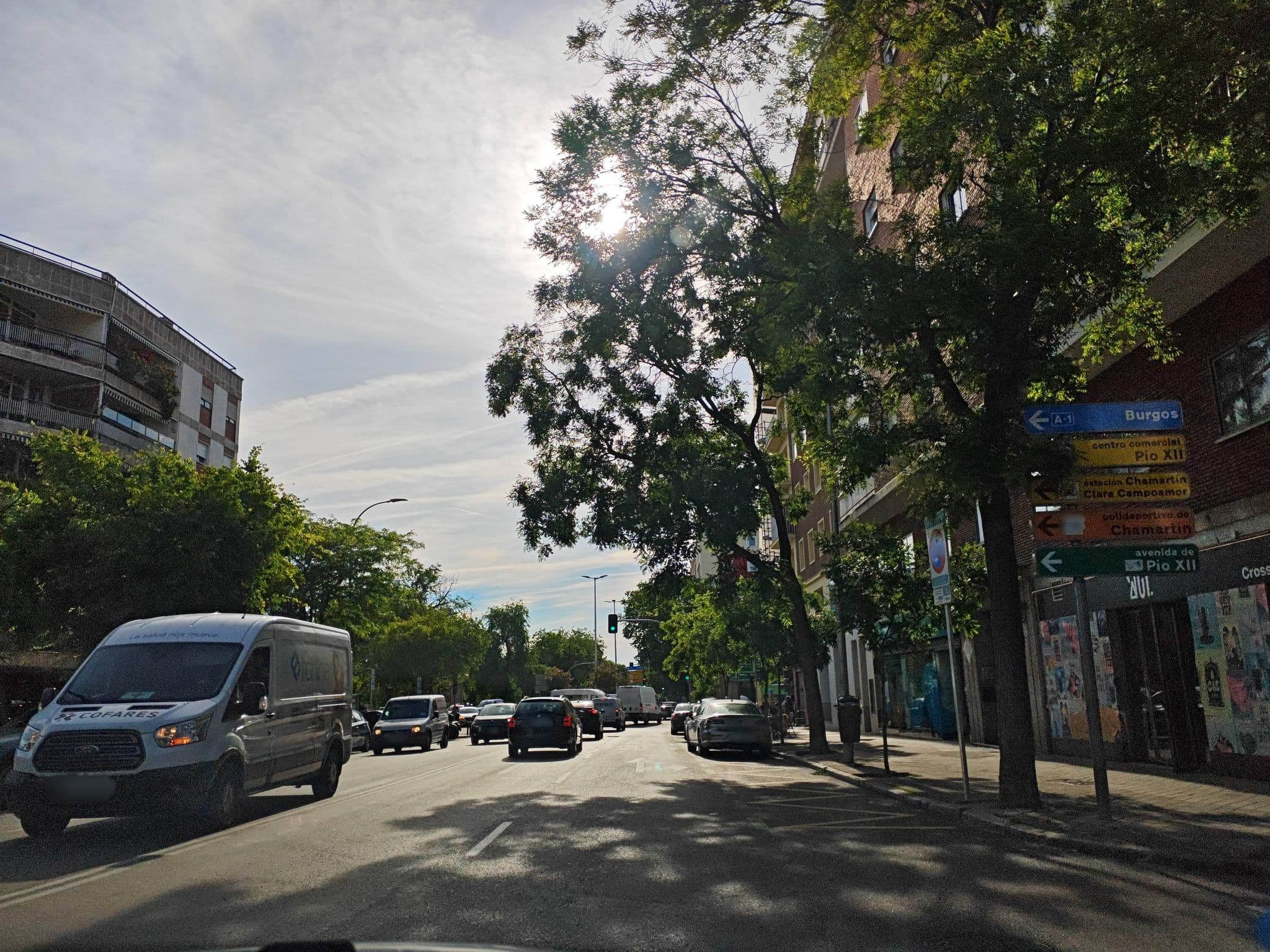 Street view near Baeza y Fontan, Chamartín — © polkillas (CC BY-SA · Mapillary)