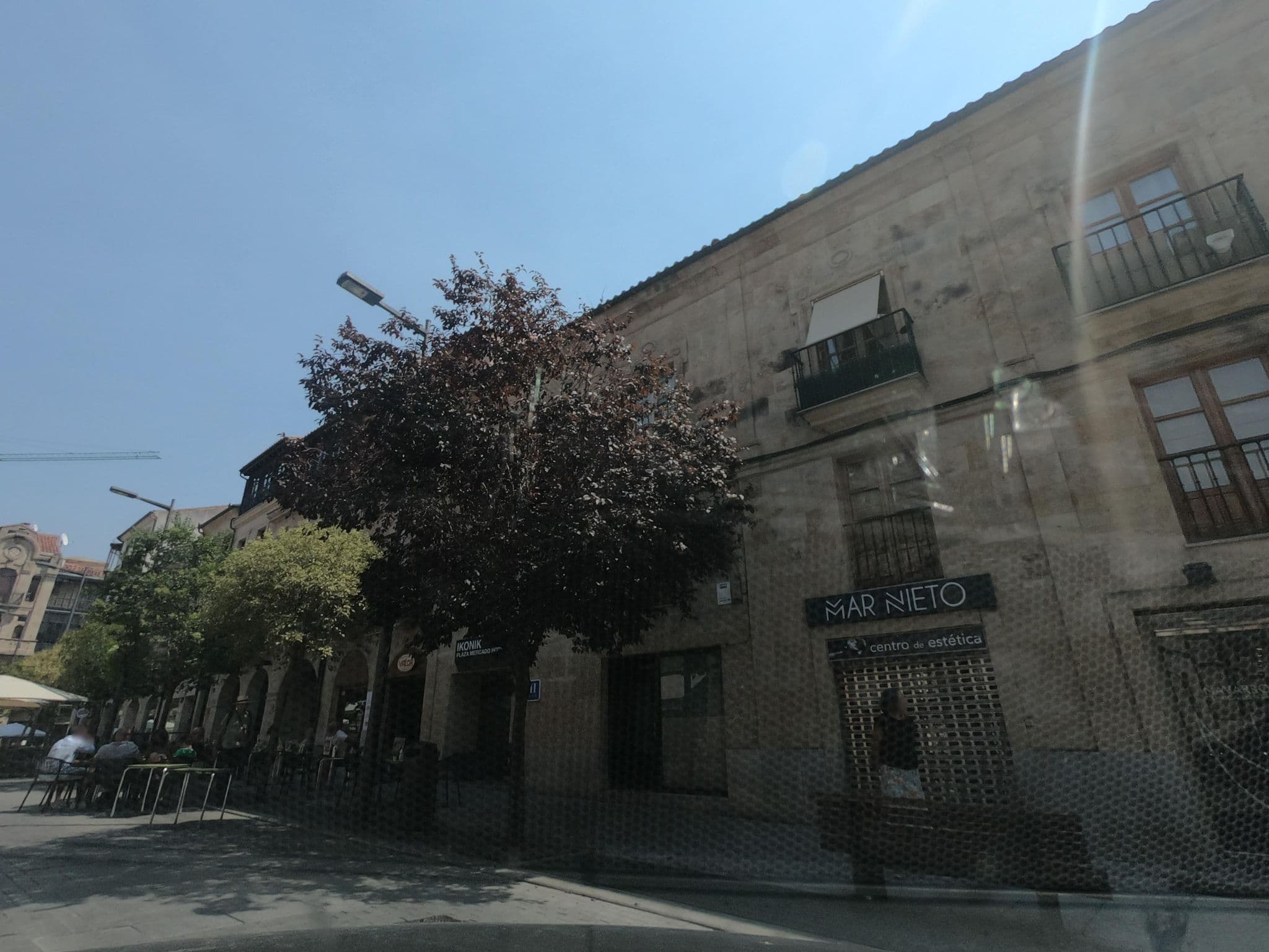Street view near Hotel Mercado Salamanca, Santa Marta de Tormes — © filohipo (CC BY-SA · Mapillary)