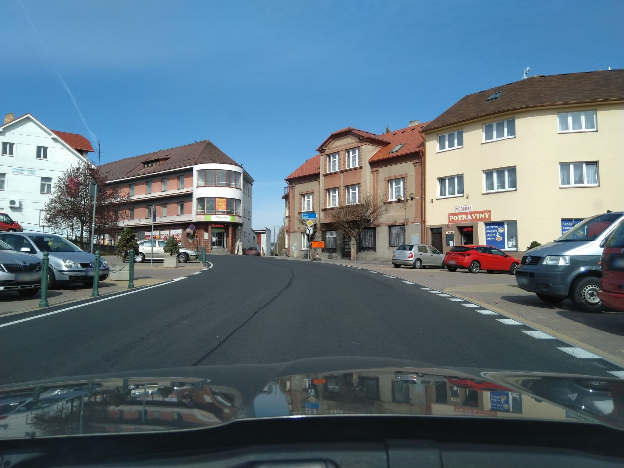 Street view near Penzion U Prášků, Vacov — © vwv (CC BY-SA · Mapillary)