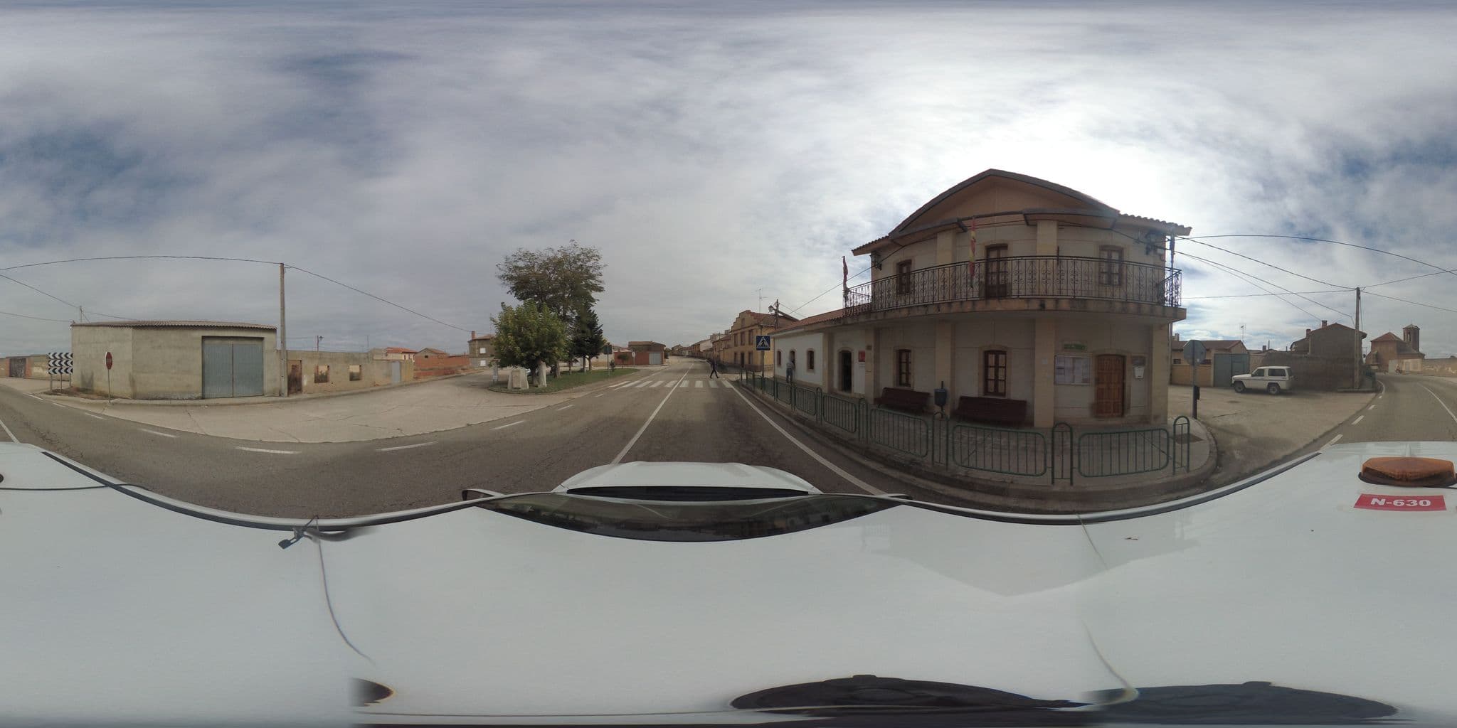Street view near Albergue Las Eras, Benavente — © mroucher (CC BY-SA · Mapillary)