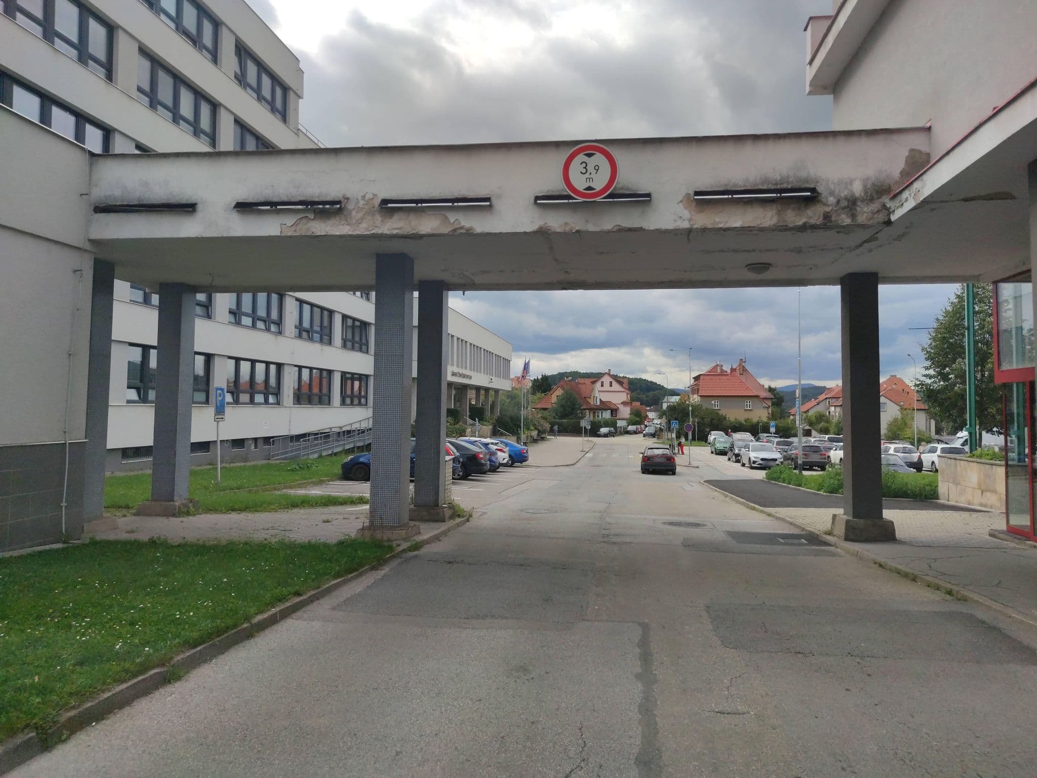 Street view near Hotel Vltava, Český Krumlov