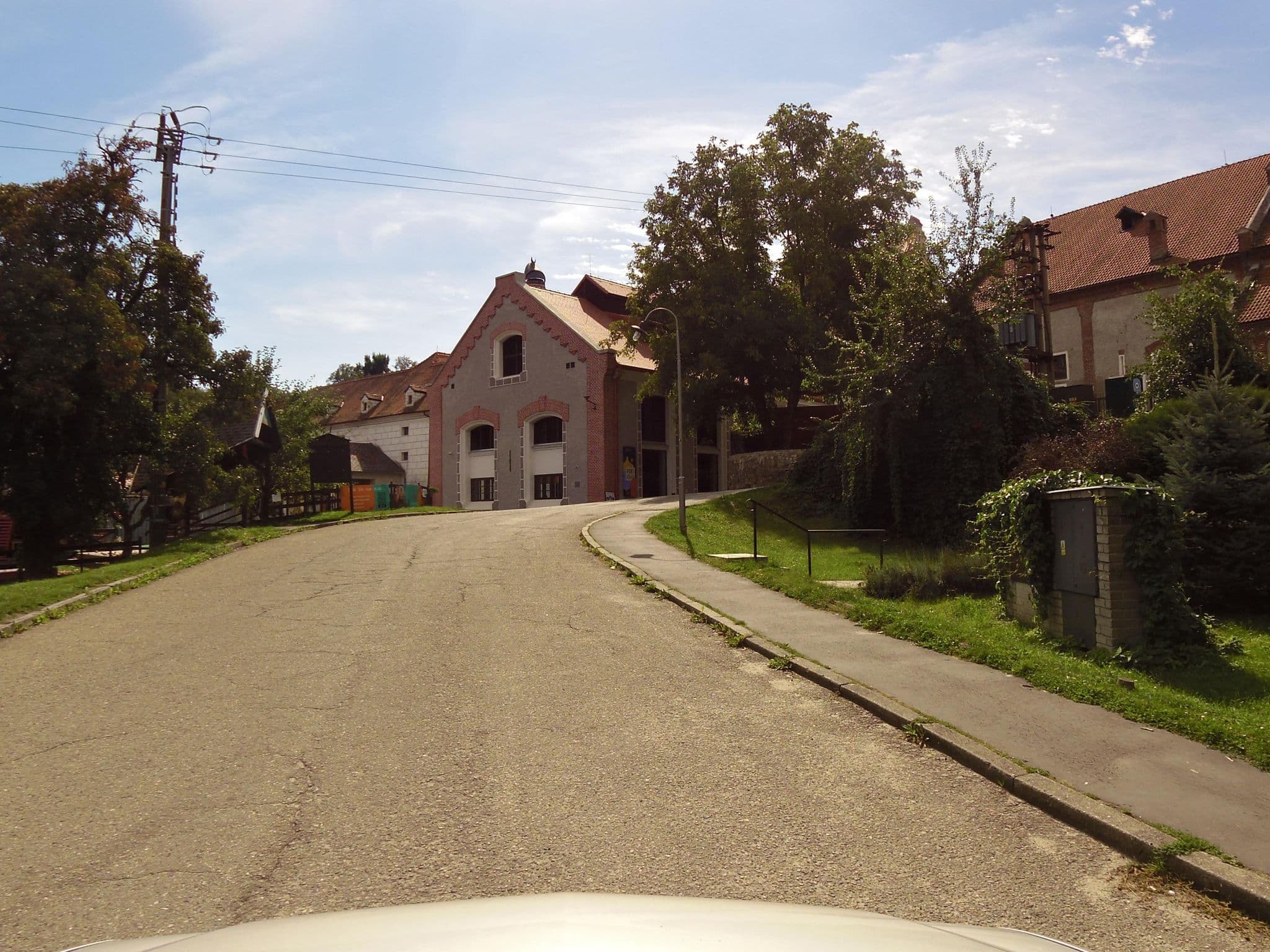 Street view near Krumlovská věž, Český Krumlov