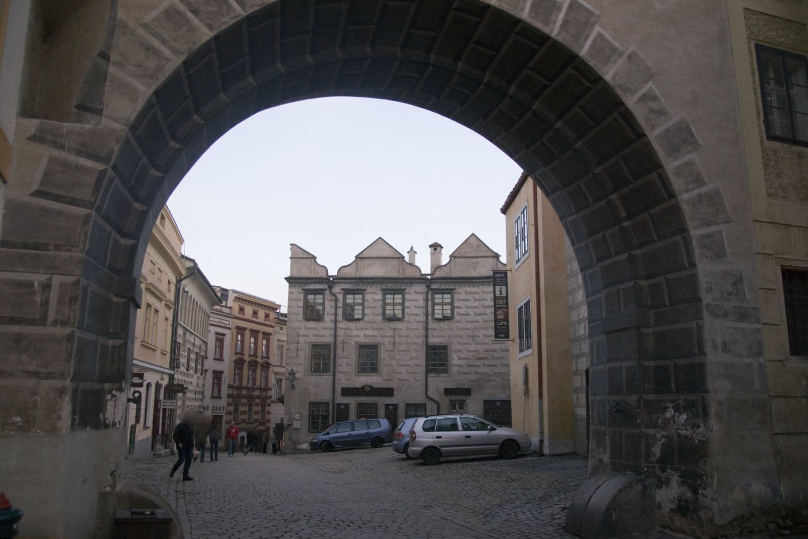 Street view near Latran House 71, Český Krumlov