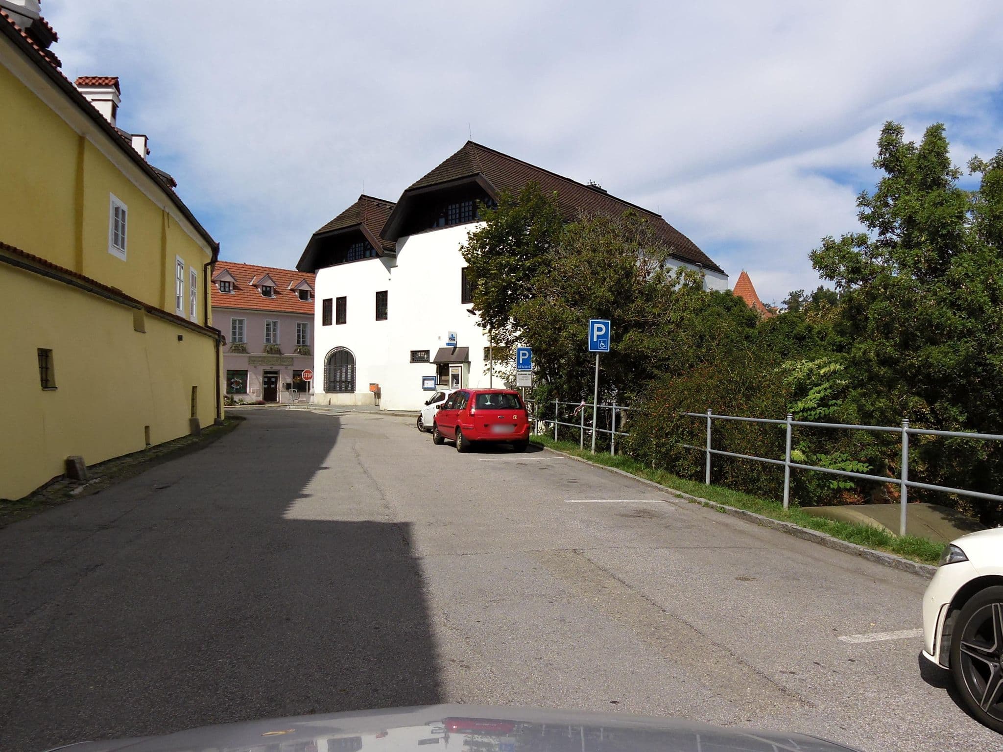 Street view near Hotel Bellevue, Český Krumlov